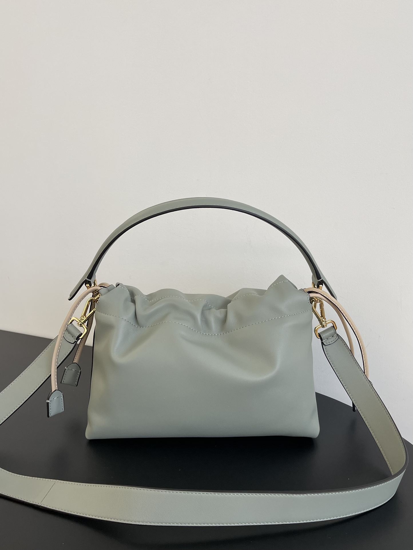 Fendi Mamma Baguette Medium Matcha Green Lambskin Leather Shoulder Bag 9 i1743486857 8999 0