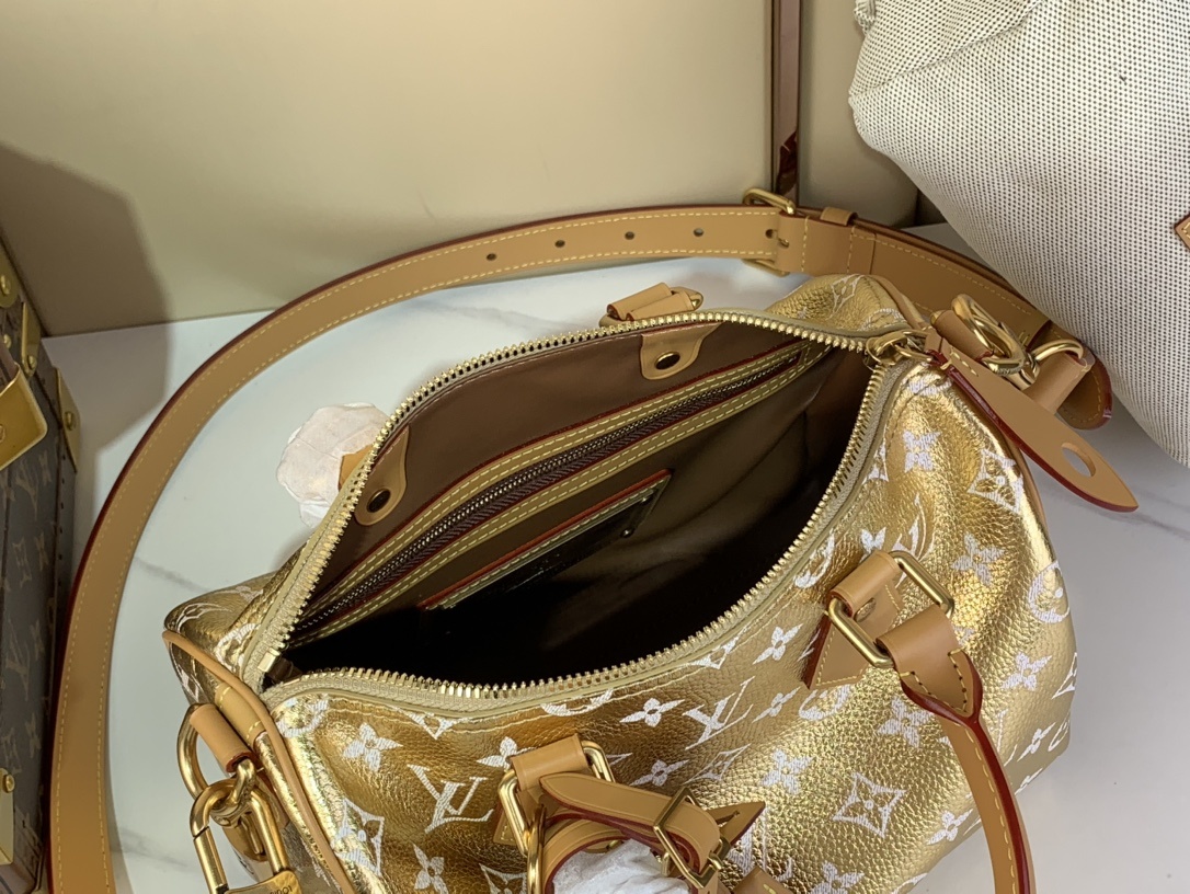 【SPEEDY BANDOULIÈRE25 手袋 】M24437 M13912 M24440金色本款 S