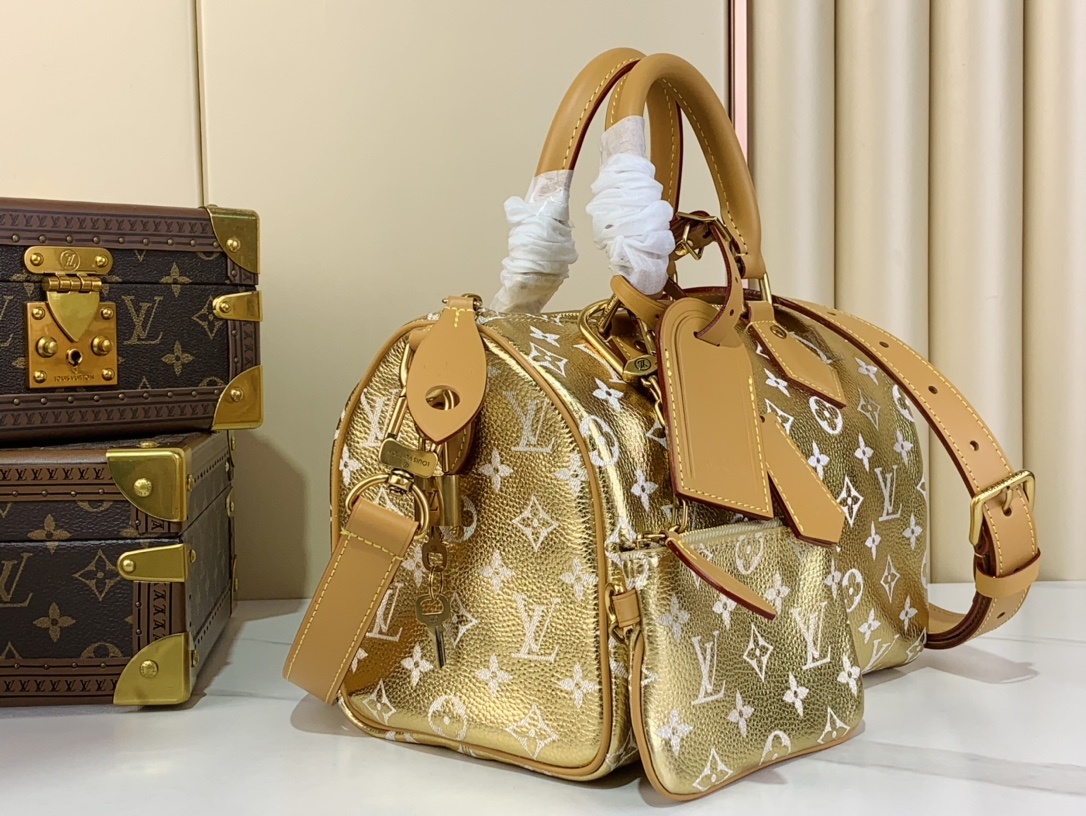 【SPEEDY BANDOULIÈRE25 手袋 】M24437 M13912 M24440金色本款 S