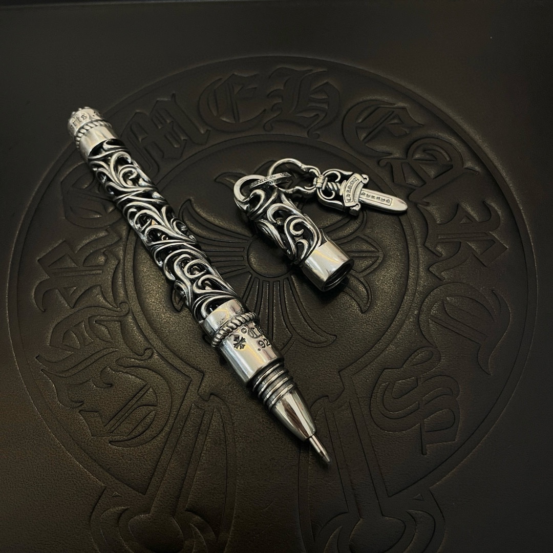 NO:109118,【Chrome Hearts】Crome Hearts new ballpoint pen, retro vine hollow signature pen. Full texture., fine jewelry, chrome hearts, chrome hearts19860909【Chrome Hearts克罗心】克罗心新款圆珠笔,复古藤蔓镂空签字笔.质感十足.,饰品精品,chrome hearts,chrome hearts,Jewelry