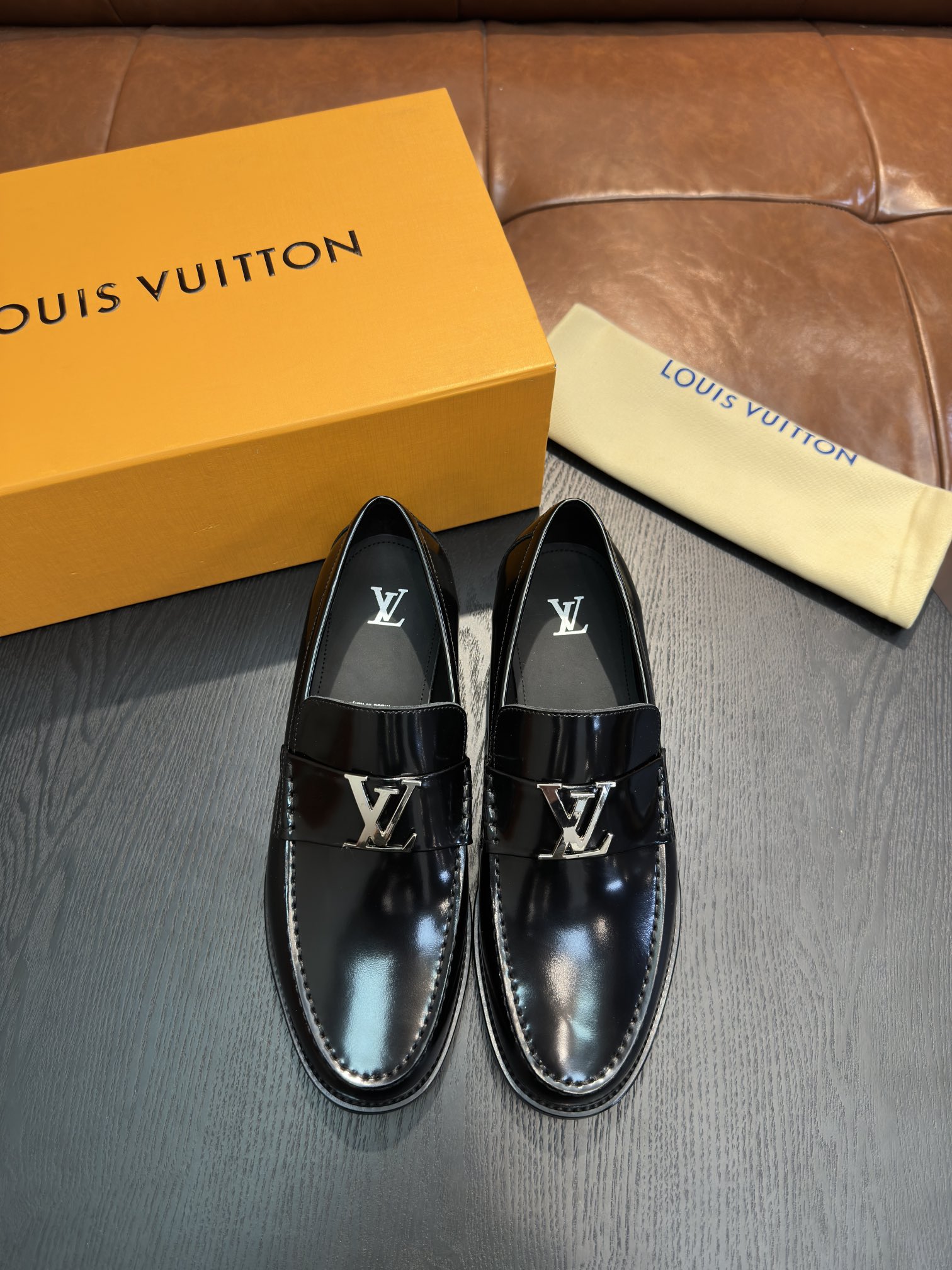 Louis Vuitton Men's Leather Loafers - Premium Quality, Breathable & Durable 1 Louis Vuitton Men's Leather Loafers - Premium Quality, Breathable & Durable