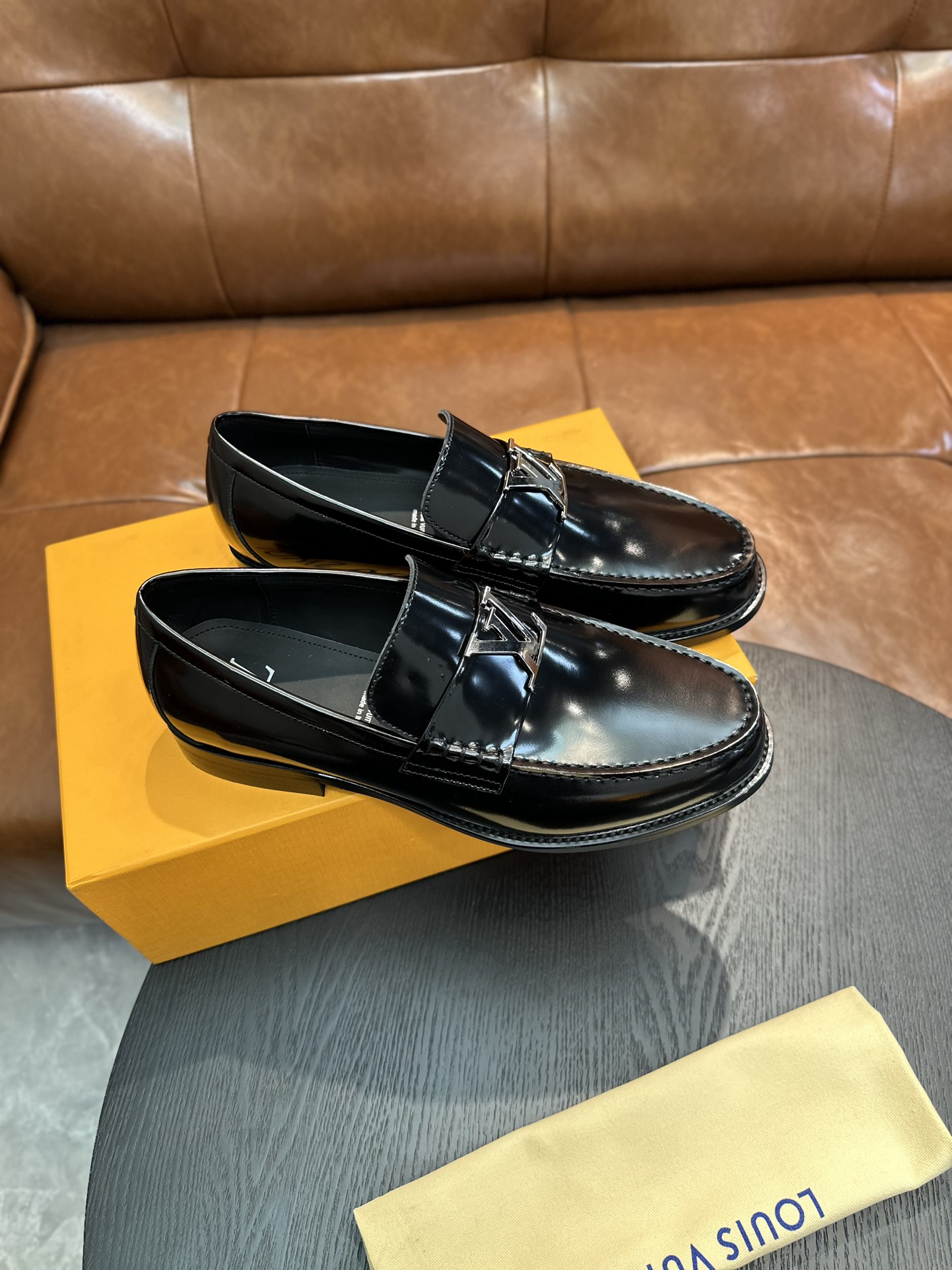 Louis Vuitton Men's Leather Loafers - Premium Quality, Breathable & Durable 5 i1743502125 5620 3