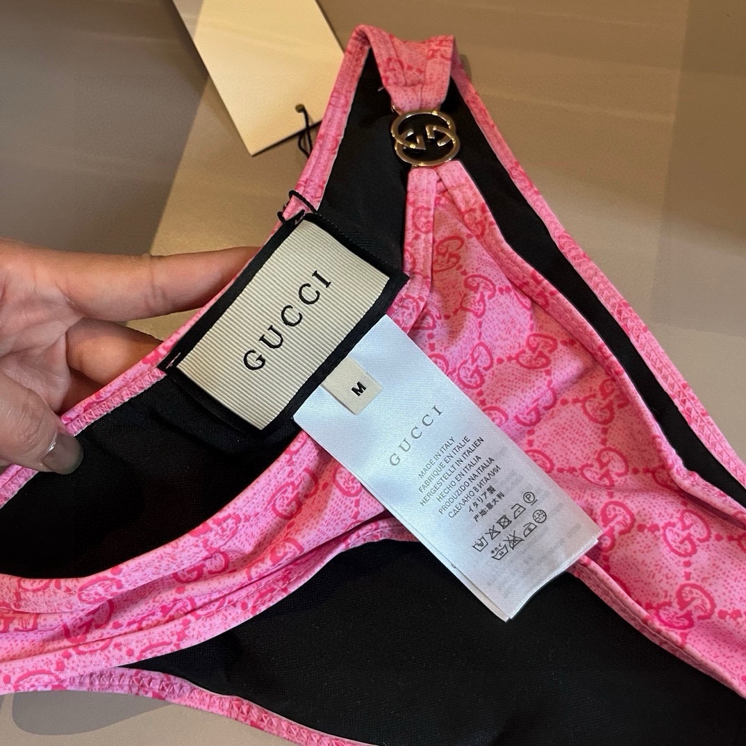 。

Gucci古奇比基尼👙，分体泳衣，S M L XL