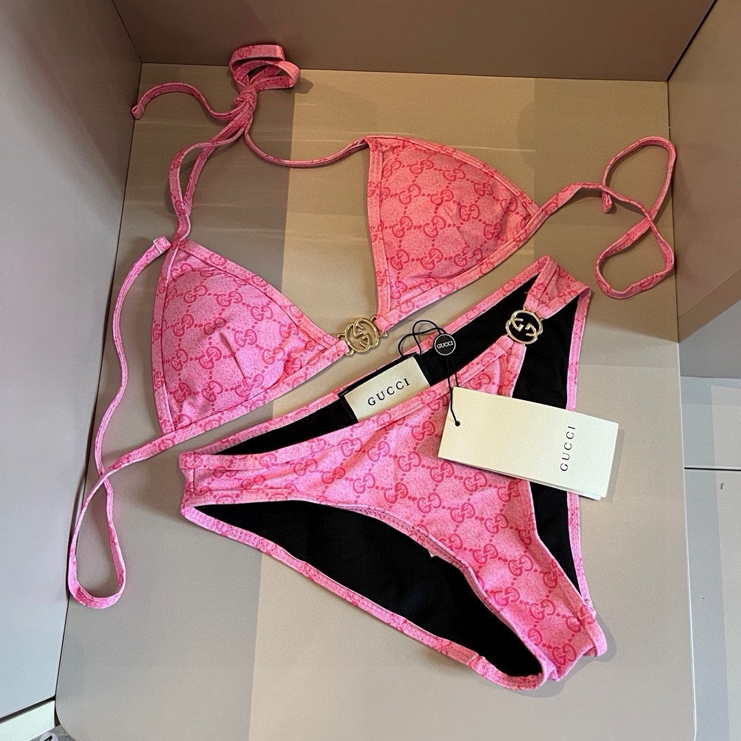 。

Gucci古奇比基尼👙，分体泳衣，S M L XL