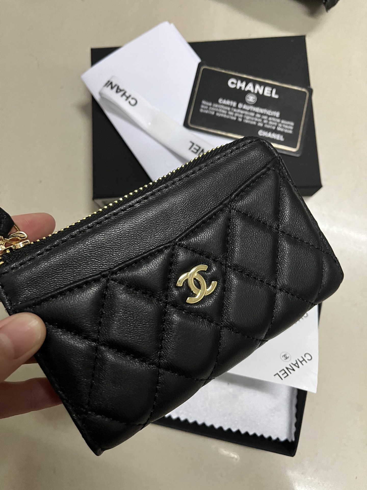 Chanel香奈儿羊皮財布 - 高品質専柜款式
