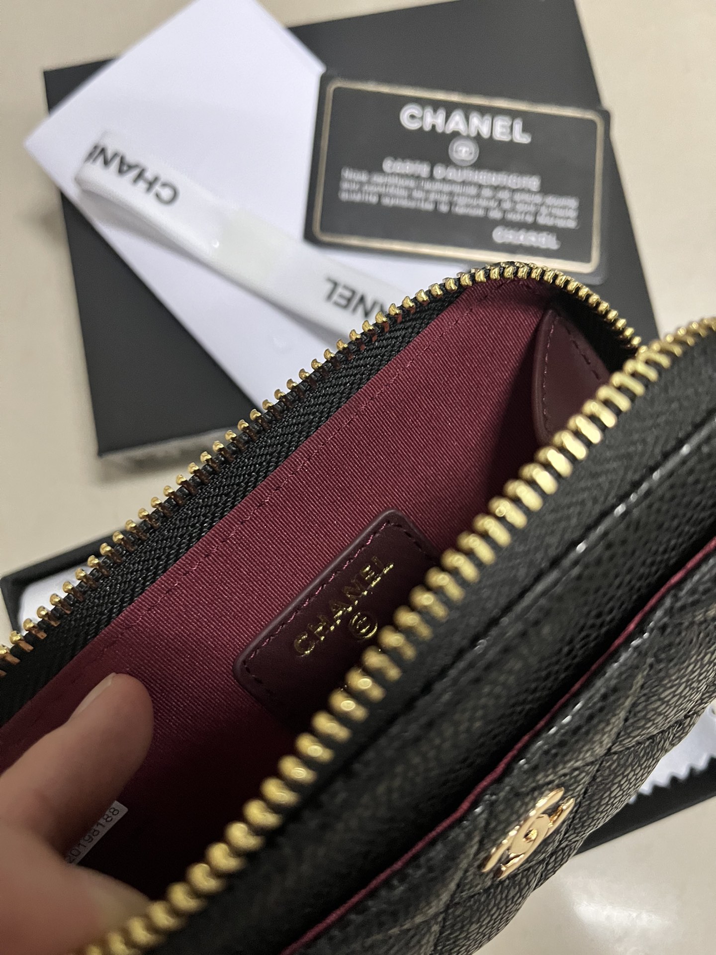 Chanel香奈儿 魚子酱牛皮財布 高品質 A9685