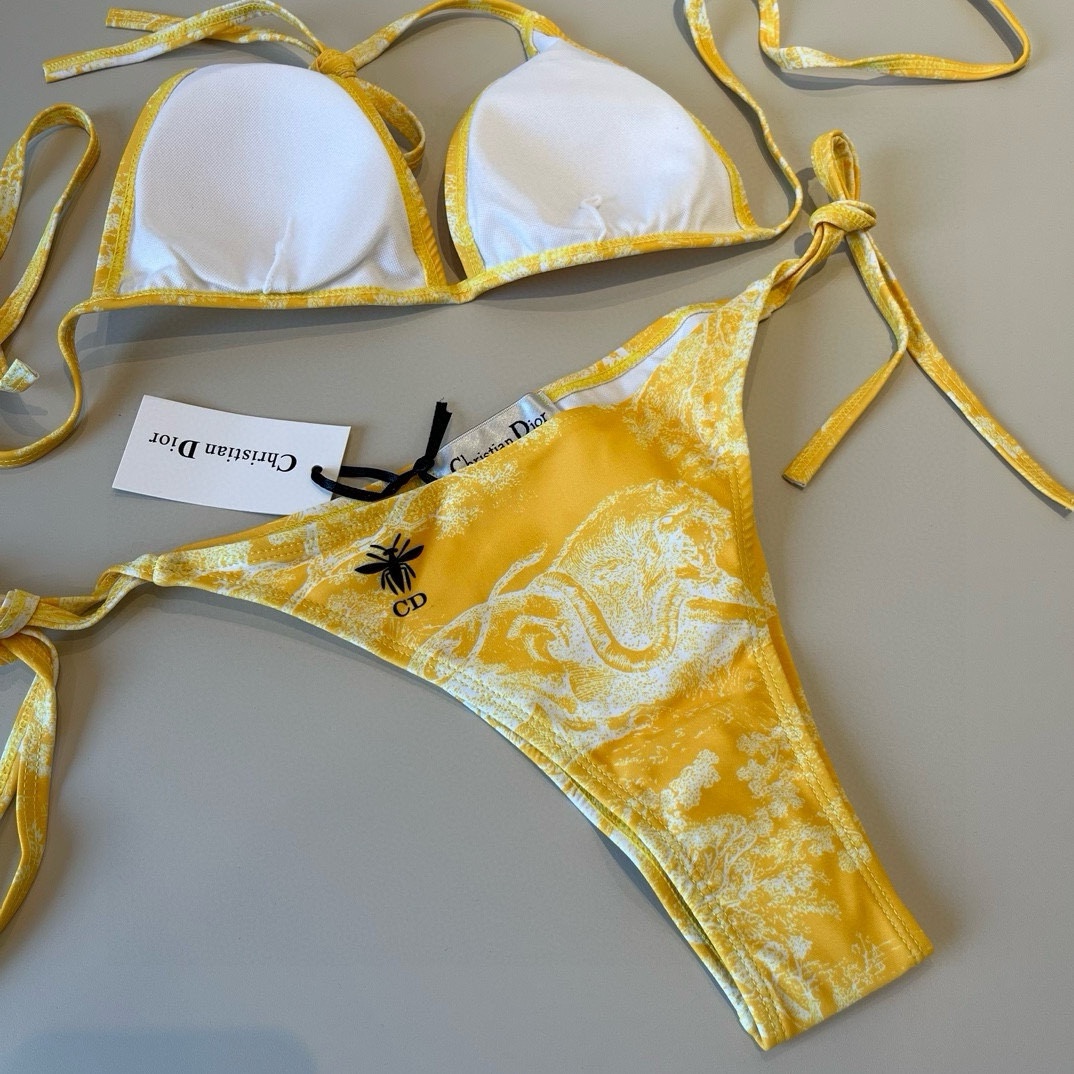 。
Dior迪奥经典比基尼👙❤️😍🥰适合多种场景的游泳衣🏊‍♀️海边 游泳池 温泉 水上乐园 漂流都可以