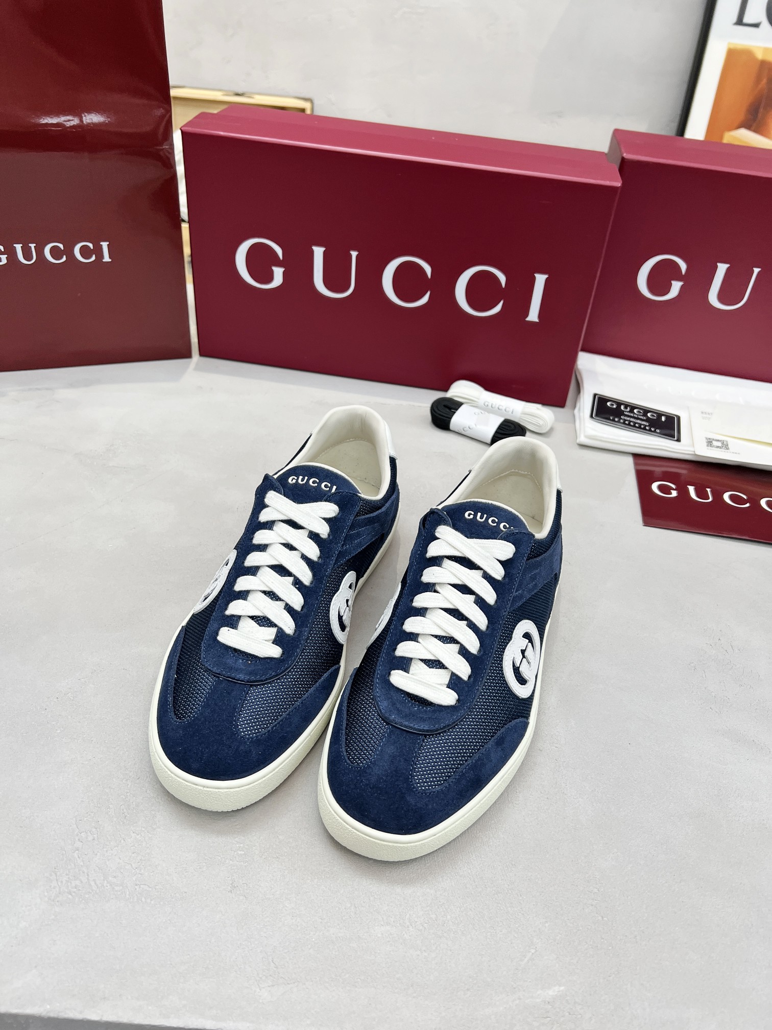 Gucci Vintage Show Sneakers Top Quality Unisex Leather Shoes 2 a1743534358964 7278
