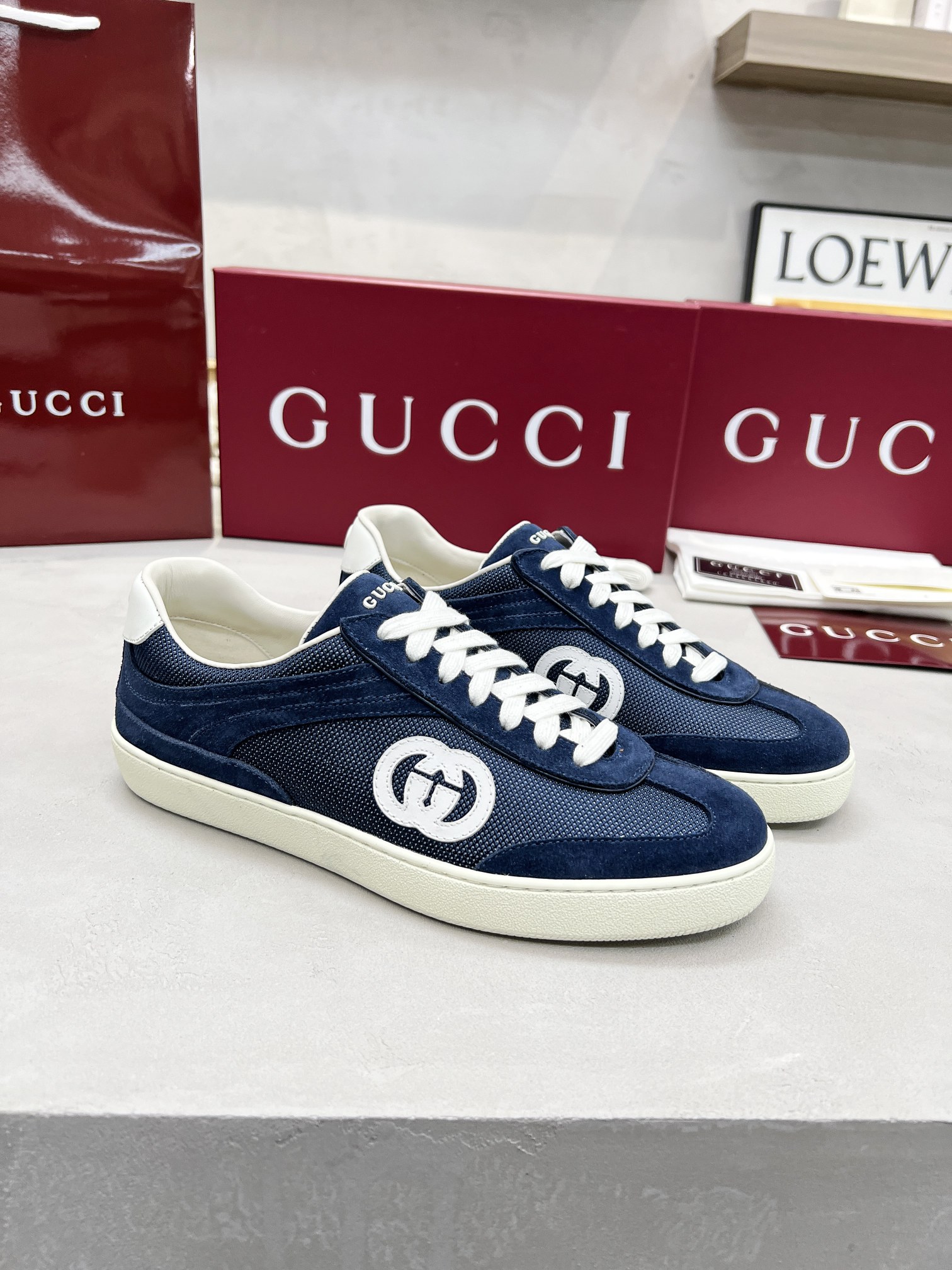 Gucci Vintage Show Sneakers Top Quality Unisex Leather Shoes 4 a1743534359658 1087