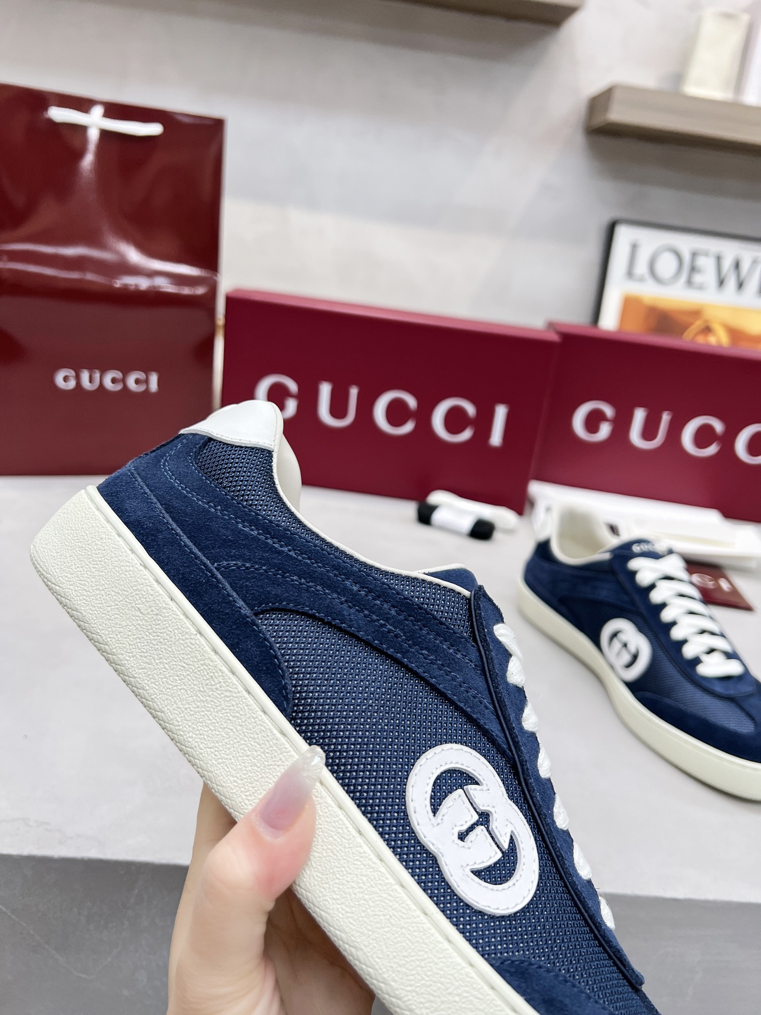 Gucci Vintage Show Sneakers Top Quality Unisex Leather Shoes 7 a1743534360405 8588