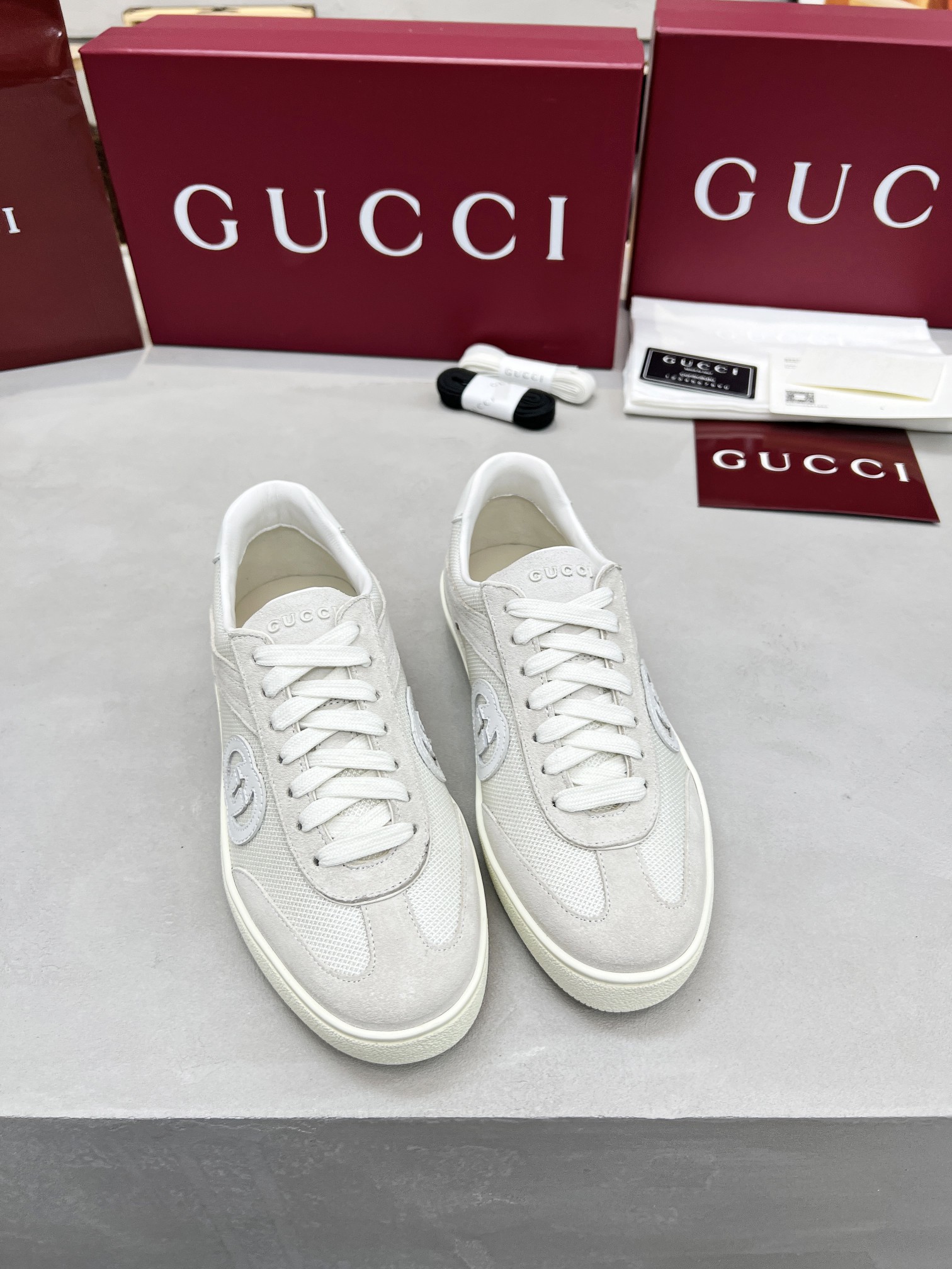 Gucci Classic Design German Trainer Runway Style Sneakers With Glue Logo 2 a1743534547123 6443