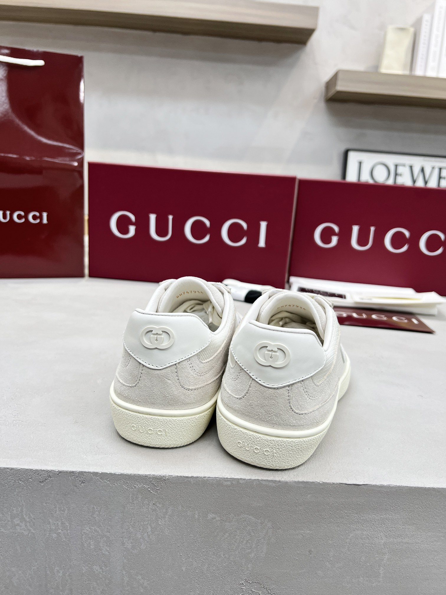 Gucci Classic Design German Trainer Runway Style Sneakers With Glue Logo 9 a1743534548927 8572