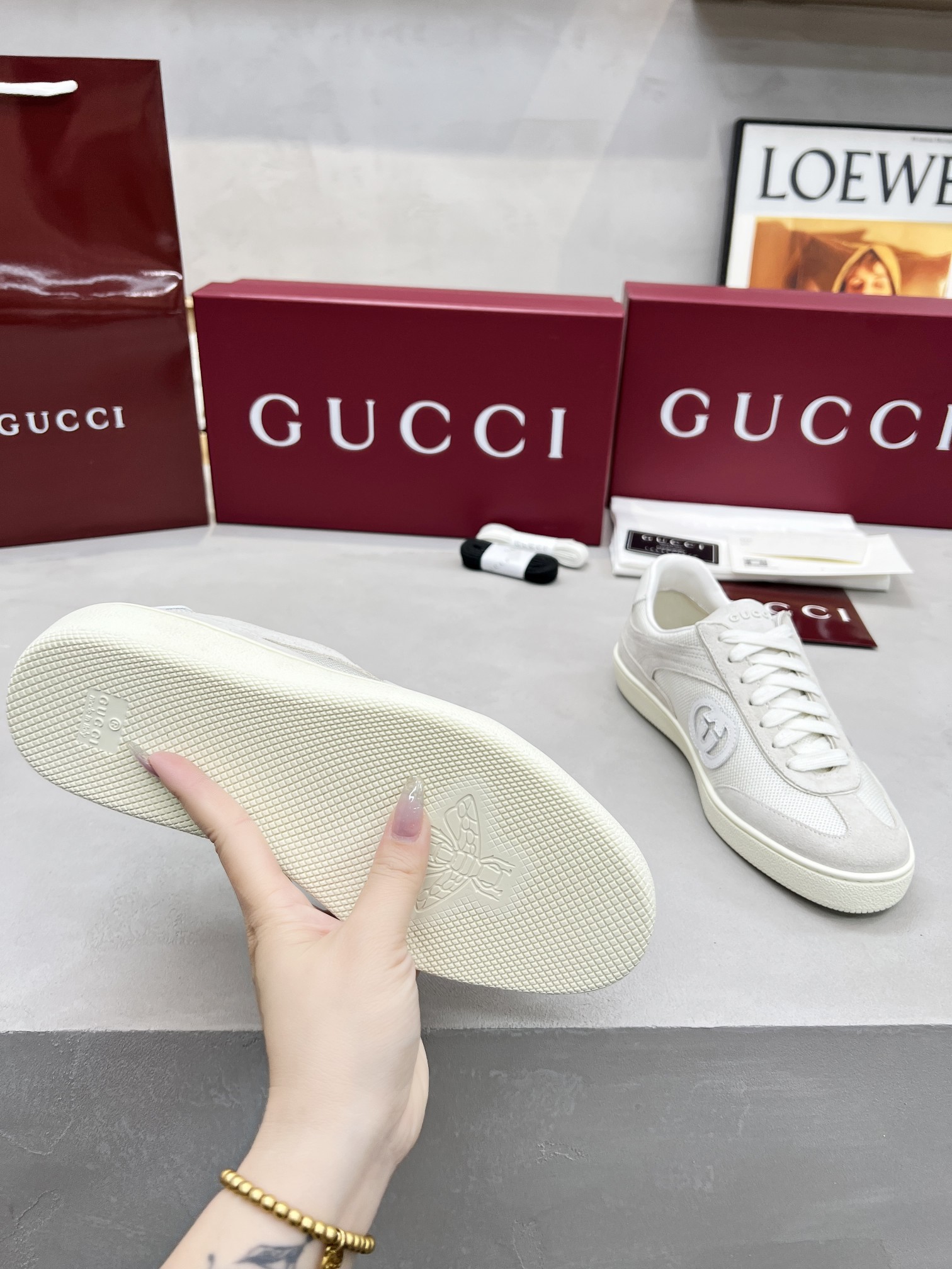 Gucci Classic Design German Trainer Runway Style Sneakers With Glue Logo 10 a1743534549187 4366