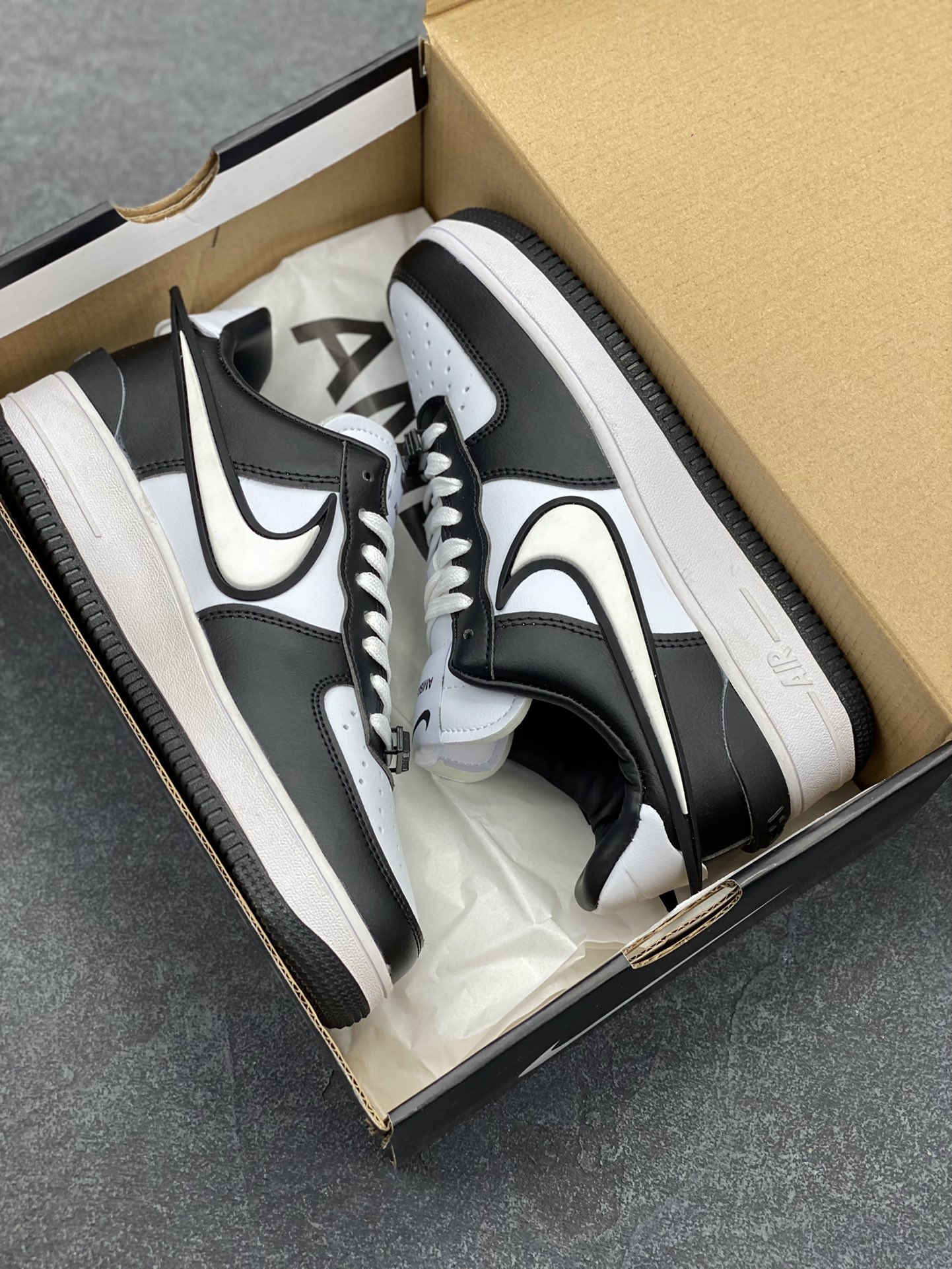 图片[9]-Nike Air Force 1 Low AMBUSH联名 原楦头原纸板 打造纯正空军版型 专注外贸渠道 全掌内置蜂窝气垫 原盒配件 原厂中底钢印、拉帮完美 货号：DV3464-010 尺码：36 36.5 37.5 38 38.5 39 40 40.5 41 42 42.5 43 44 44.5 45-选品中心