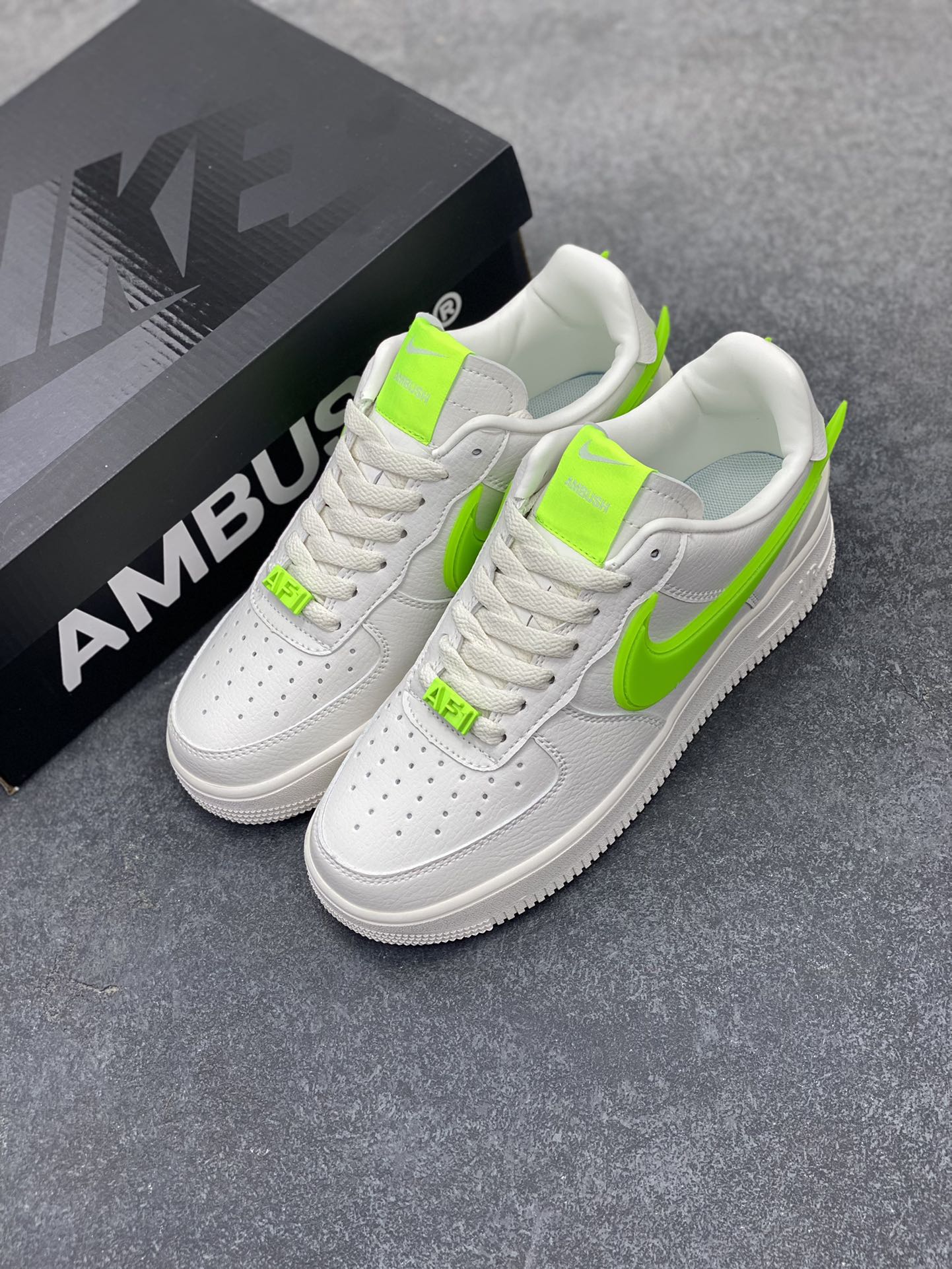 图片[8]-Nike Air Force 1 Low AMBUSH联名 原楦头原纸板 打造纯正空军版型 专注外贸渠道 全掌内置蜂窝气垫 原盒配件 原厂中底钢印、拉帮完美 货号：DV3464-023 尺码：36 36.5 37.5 38 38.5 39 40 40.5 41 42 42.5 43 44 44.5 45-选品中心
