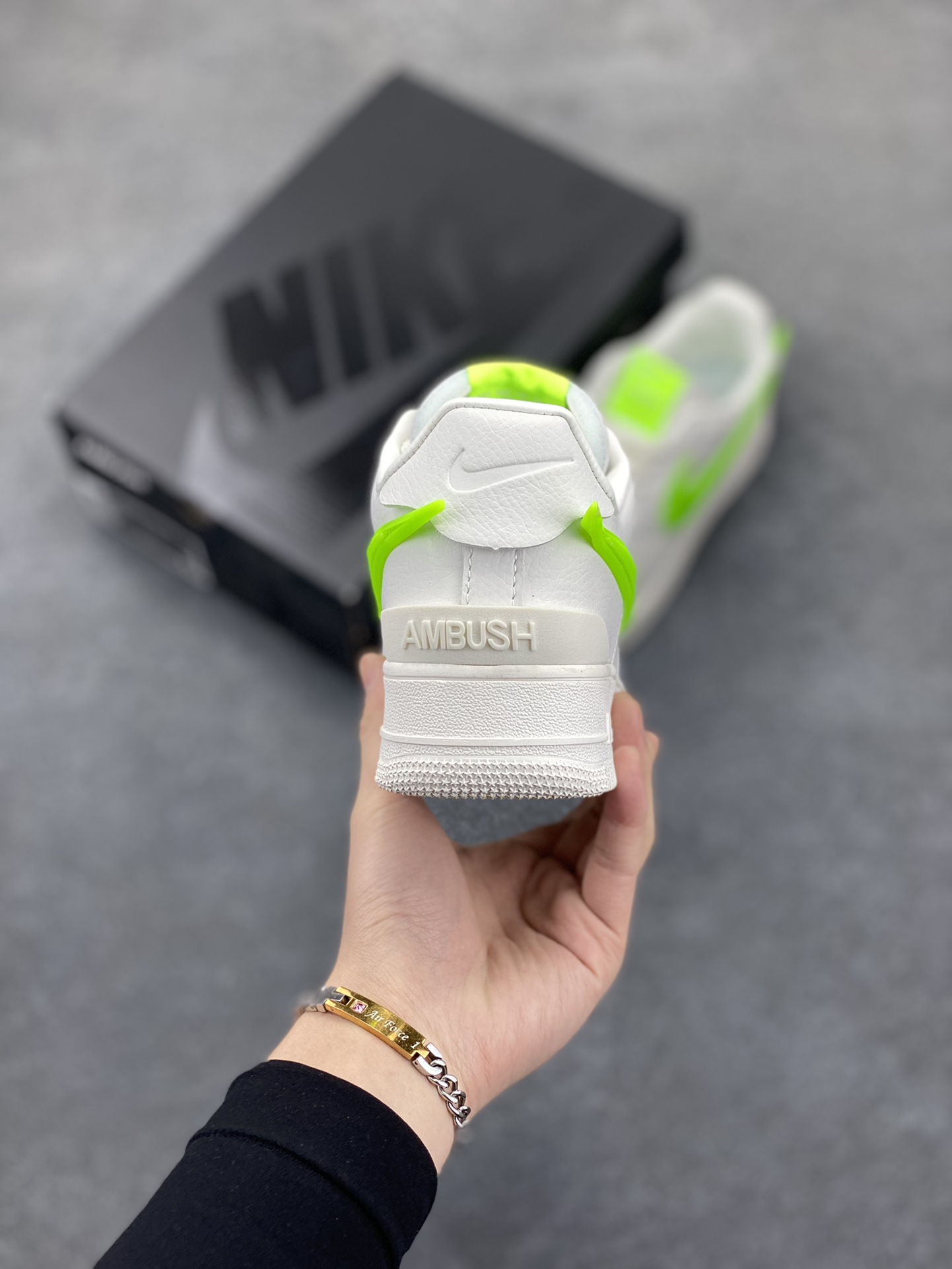 图片[4]-Nike Air Force 1 Low AMBUSH联名 原楦头原纸板 打造纯正空军版型 专注外贸渠道 全掌内置蜂窝气垫 原盒配件 原厂中底钢印、拉帮完美 货号：DV3464-023 尺码：36 36.5 37.5 38 38.5 39 40 40.5 41 42 42.5 43 44 44.5 45-选品中心