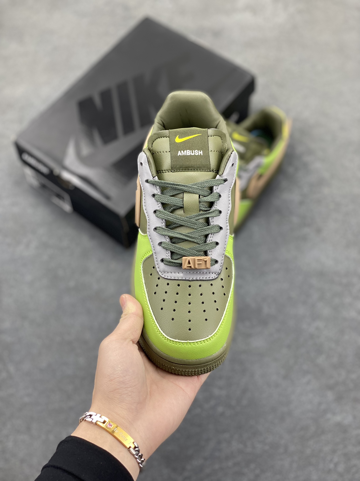 图片[2]-Nike Air Force 1 Low AMBUSH联名 原楦头原纸板 打造纯正空军版型 专注外贸渠道 全掌内置蜂窝气垫 原盒配件 原厂中底钢印、拉帮完美 货号：DV3464-010 尺码：36 36.5 37.5 38 38.5 39 40 40.5 41 42 42.5 43 44 44.5 45-选品中心