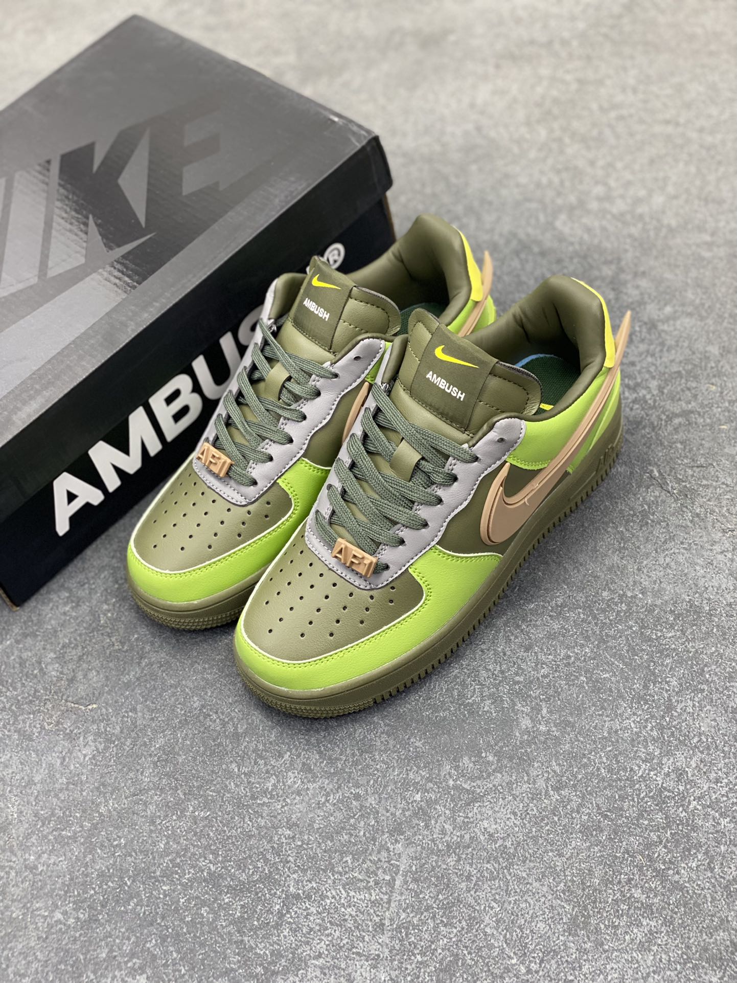 图片[8]-Nike Air Force 1 Low AMBUSH联名 原楦头原纸板 打造纯正空军版型 专注外贸渠道 全掌内置蜂窝气垫 原盒配件 原厂中底钢印、拉帮完美 货号：DV3464-010 尺码：36 36.5 37.5 38 38.5 39 40 40.5 41 42 42.5 43 44 44.5 45-选品中心