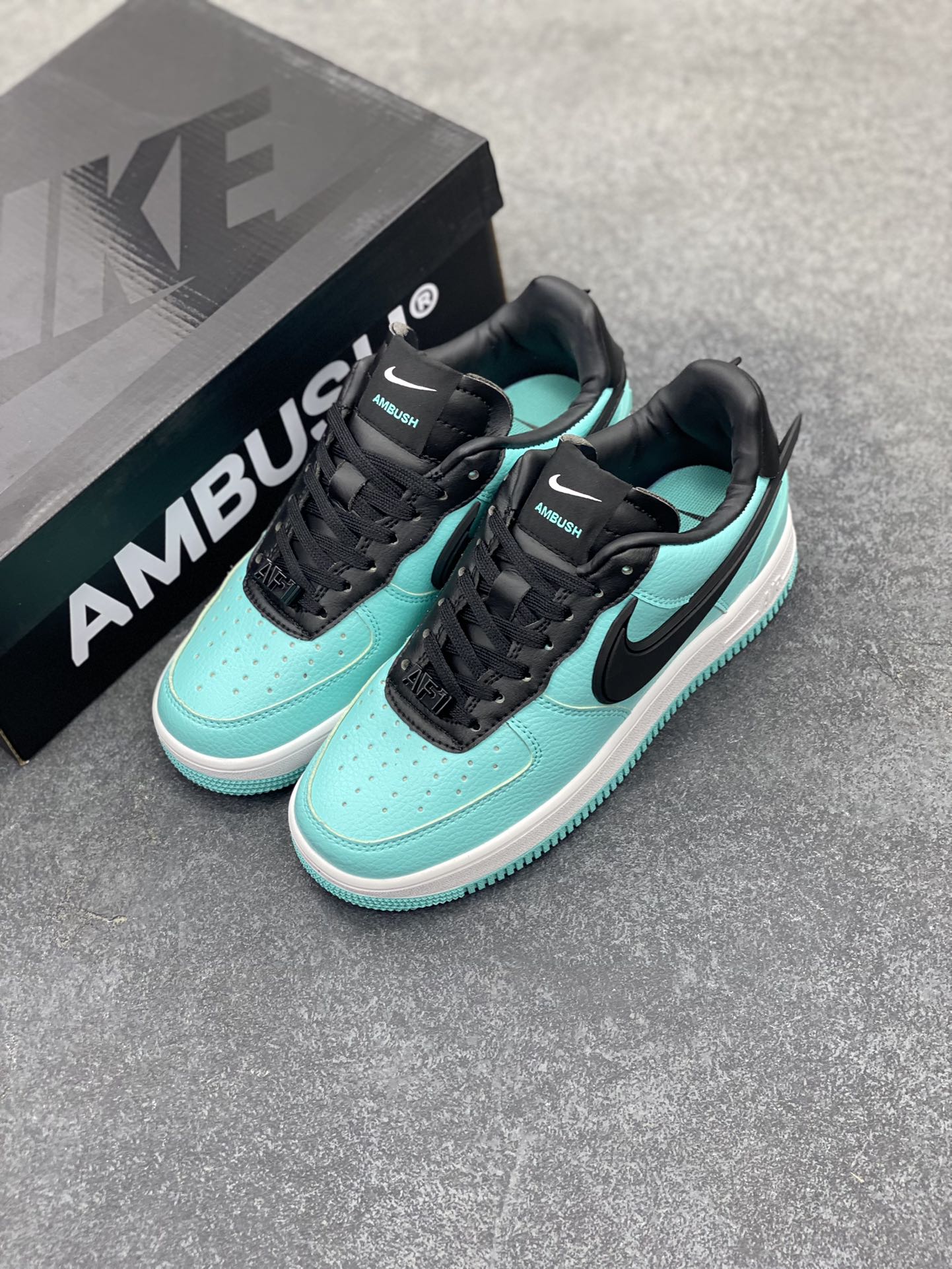 图片[8]-Nike Air Force 1 Low AMBUSH联名 原楦头原纸板 打造纯正空军版型 专注外贸渠道 全掌内置蜂窝气垫 原盒配件 原厂中底钢印、拉帮完美 货号：DV3464-011 尺码：36 36.5 37.5 38 38.5 39 40 40.5 41 42 42.5 43 44 44.5 45-选品中心