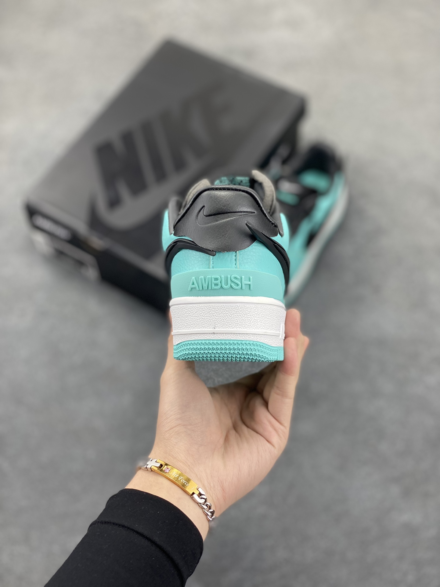 图片[4]-Nike Air Force 1 Low AMBUSH联名 原楦头原纸板 打造纯正空军版型 专注外贸渠道 全掌内置蜂窝气垫 原盒配件 原厂中底钢印、拉帮完美 货号：DV3464-011 尺码：36 36.5 37.5 38 38.5 39 40 40.5 41 42 42.5 43 44 44.5 45-选品中心