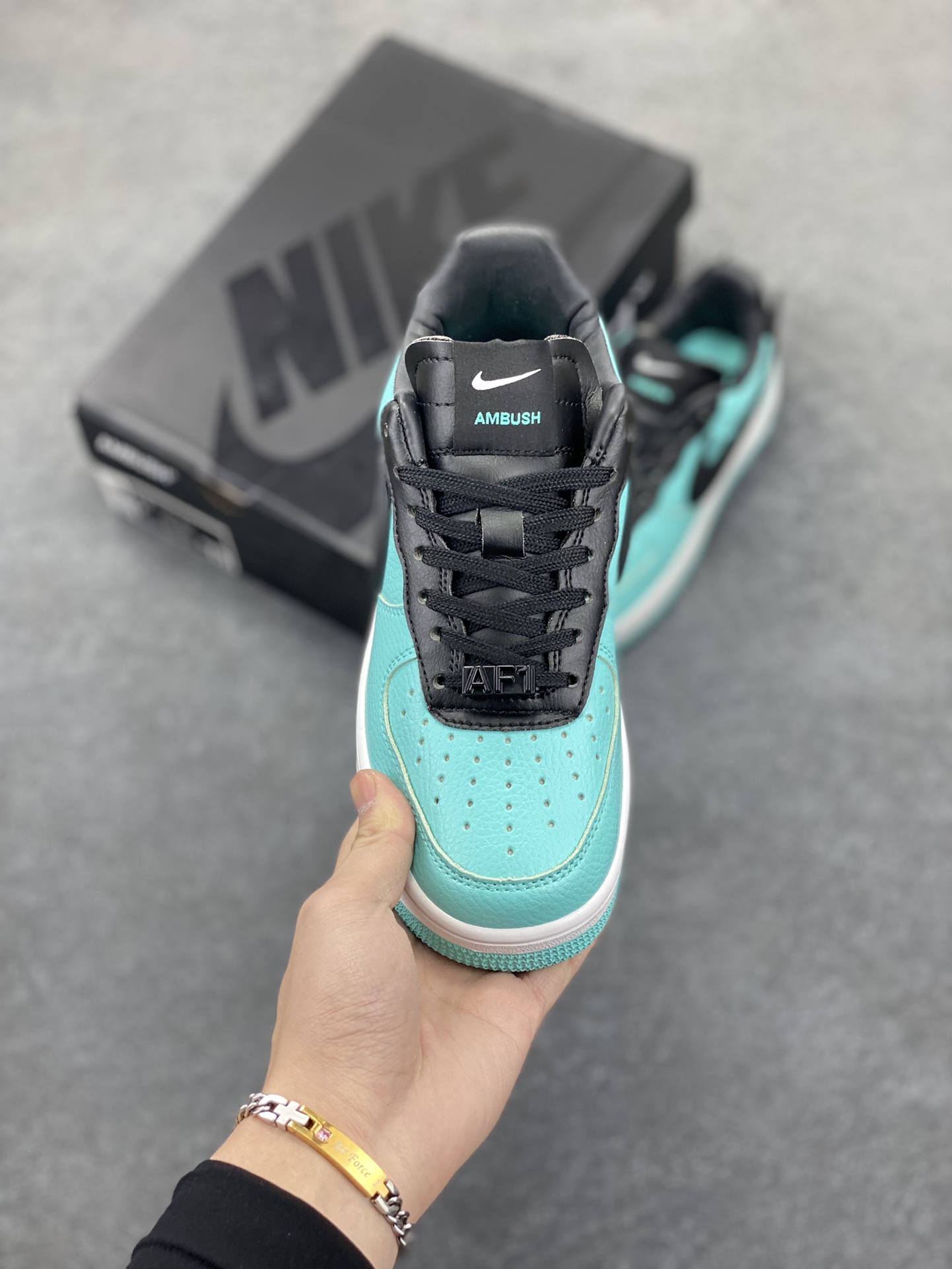 图片[2]-Nike Air Force 1 Low AMBUSH联名 原楦头原纸板 打造纯正空军版型 专注外贸渠道 全掌内置蜂窝气垫 原盒配件 原厂中底钢印、拉帮完美 货号：DV3464-011 尺码：36 36.5 37.5 38 38.5 39 40 40.5 41 42 42.5 43 44 44.5 45-选品中心