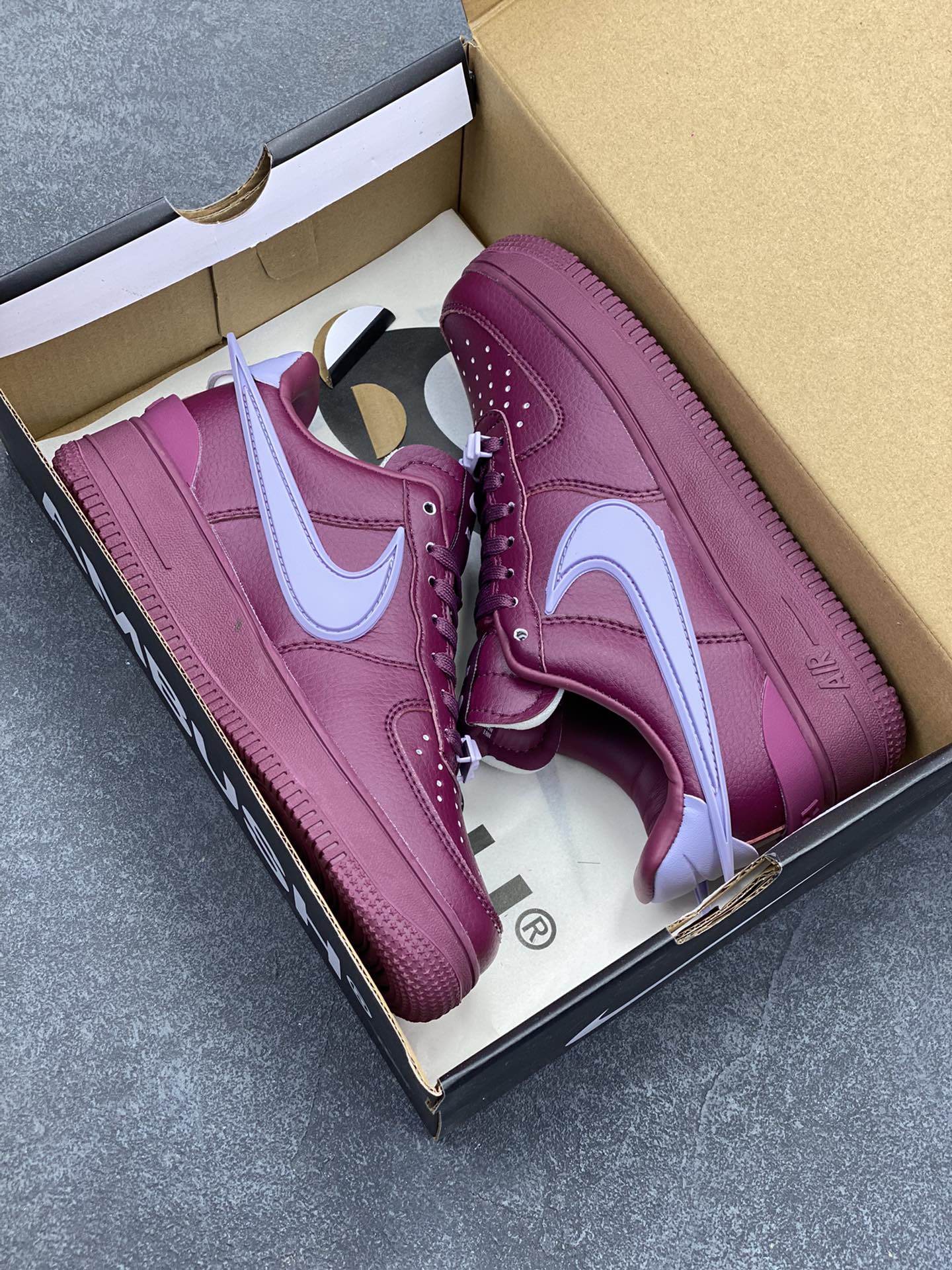 图片[9]-Nike Air Force 1 Low AMBUSH联名 原楦头原纸板 打造纯正空军版型 专注外贸渠道 全掌内置蜂窝气垫 原盒配件 原厂中底钢印、拉帮完美 货号：DV3464-500 尺码：36 36.5 37.5 38 38.5 39 40 40.5 41 42 42.5 43 44 44.5 45-选品中心