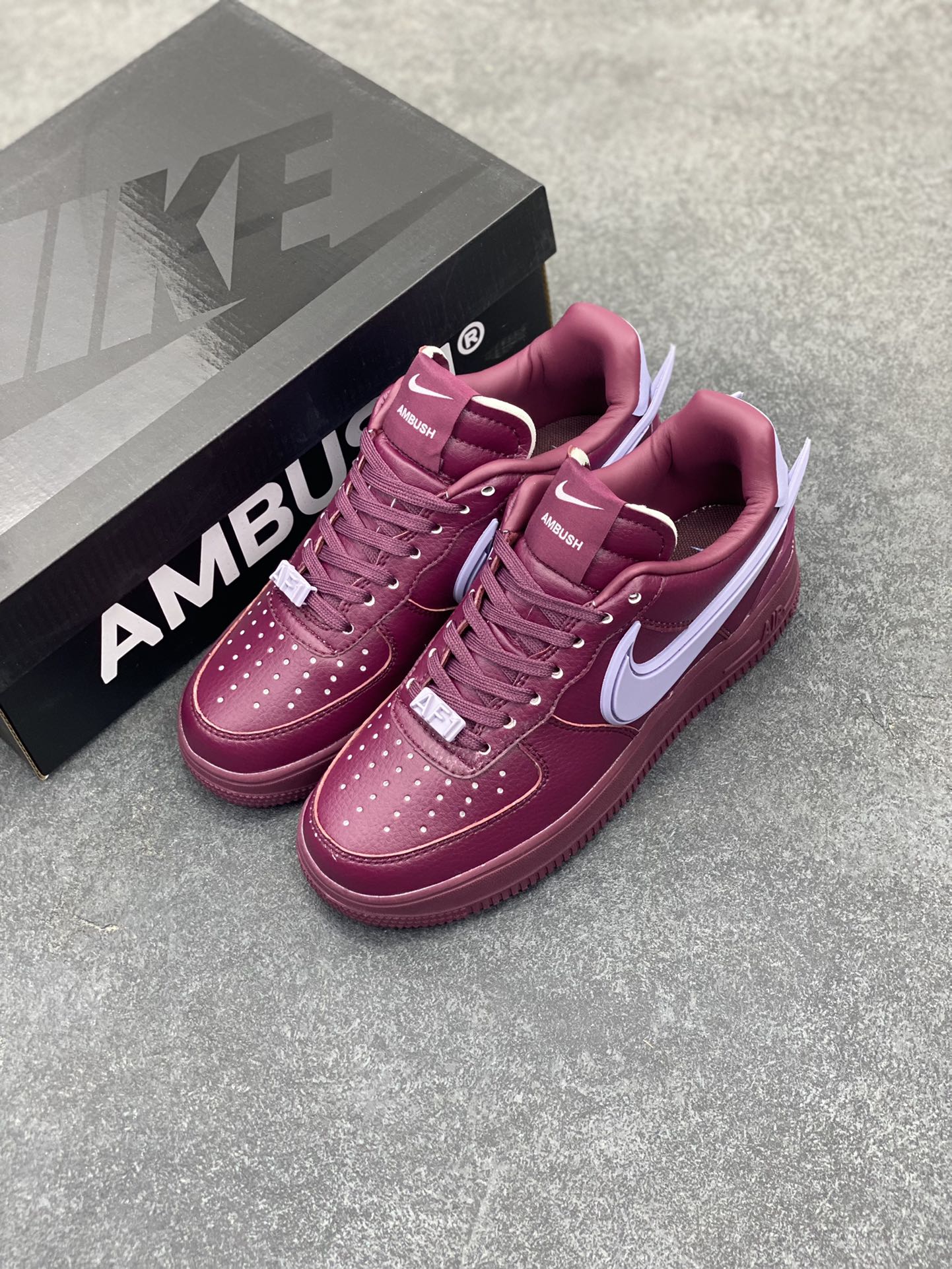 图片[8]-Nike Air Force 1 Low AMBUSH联名 原楦头原纸板 打造纯正空军版型 专注外贸渠道 全掌内置蜂窝气垫 原盒配件 原厂中底钢印、拉帮完美 货号：DV3464-500 尺码：36 36.5 37.5 38 38.5 39 40 40.5 41 42 42.5 43 44 44.5 45-选品中心