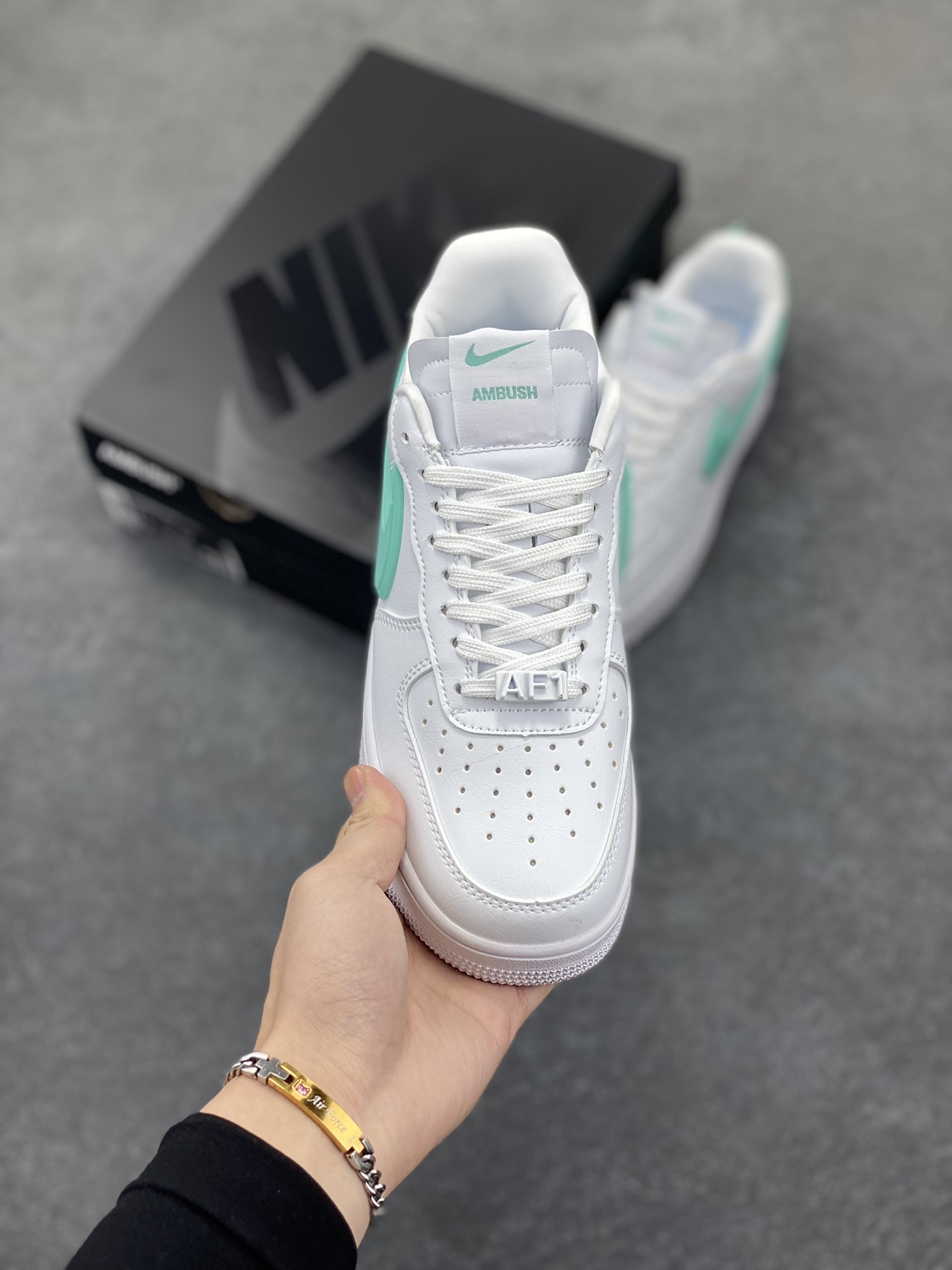图片[2]-Nike Air Force 1 Low AMBUSH联名 原楦头原纸板 打造纯正空军版型 专注外贸渠道 全掌内置蜂窝气垫 原盒配件 原厂中底钢印、拉帮完美 货号：DV3464-015 尺码：36 36.5 37.5 38 38.5 39 40 40.5 41 42 42.5 43 44 44.5 45-选品中心