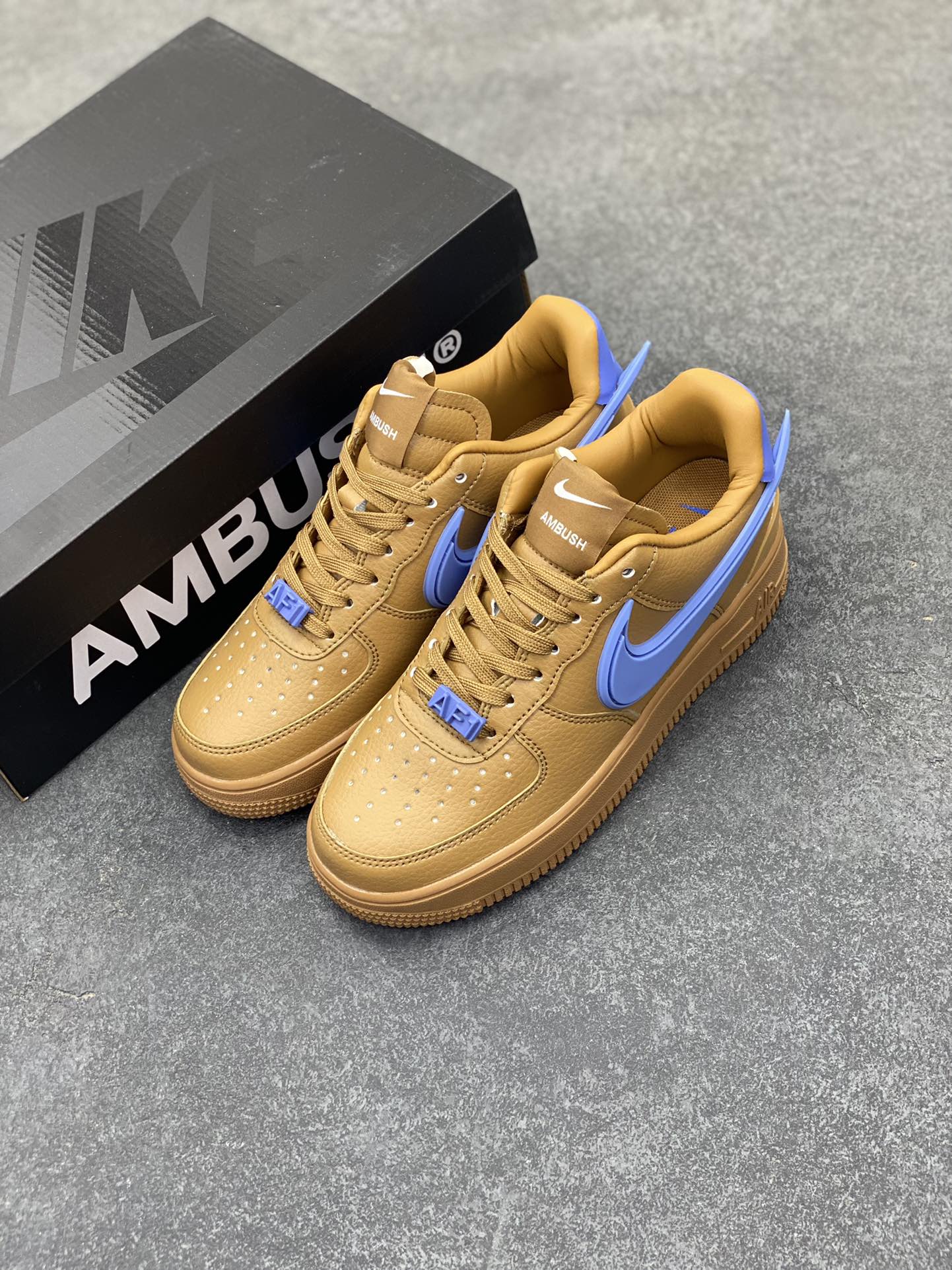 图片[8]-Nike Air Force 1 Low AMBUSH联名 原楦头原纸板 打造纯正空军版型 专注外贸渠道 全掌内置蜂窝气垫 原盒配件 原厂中底钢印、拉帮完美 货号：DV3464-600 尺码：36 36.5 37.5 38 38.5 39 40 40.5 41 42 42.5 43 44 44.5 45-选品中心