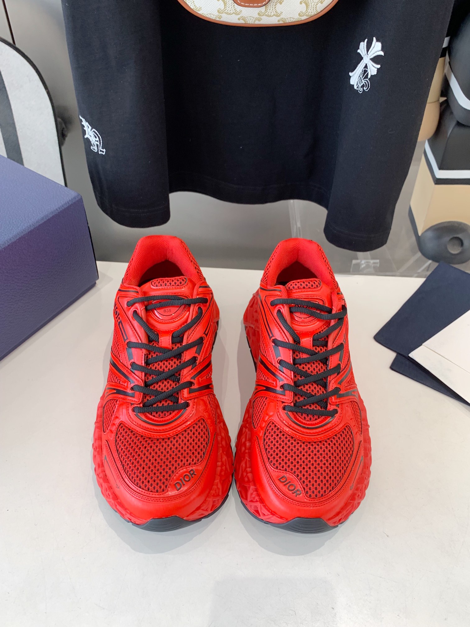 NO:240274,Top version of Balenciaga Couple Daddy Shoes Original original original last original paper version development version Original consistent accessories 1:1 ratio weight Full palm PU latex insole and appearance Newly developed Defender Rubber Platform Sneakers Defender series Low-top tank track tire off-road outdoor heightened thick sole casual and slow movement 