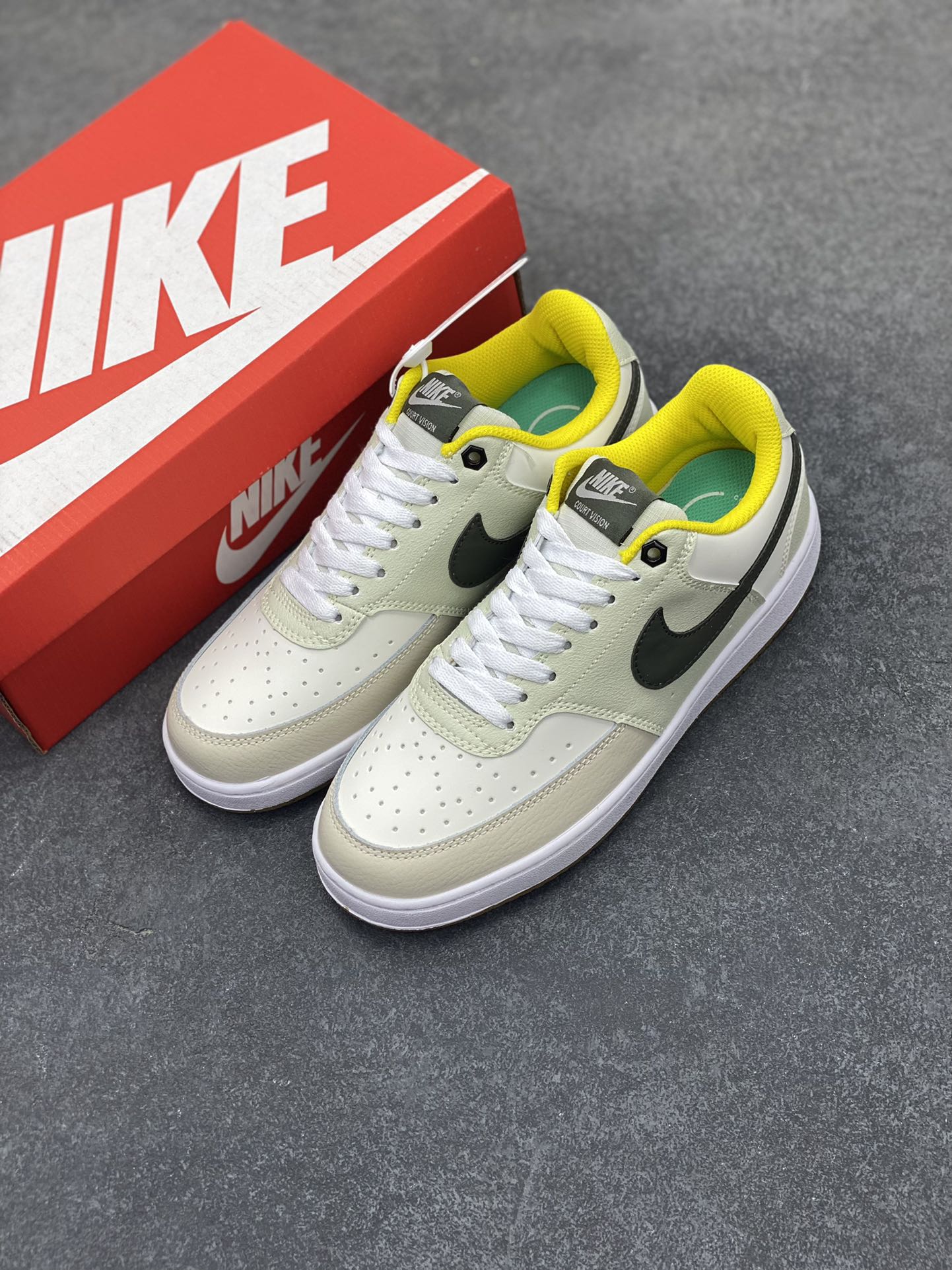 图片[8]-福利特价 Nike Court Borough 低帮百搭透气休闲运动板鞋男女鞋 经典耐用的设计，兼顾舒适脚感和出众风范，演绎匠心之作。结构性的支撑贴合感结合复古篮球设计，塑就场外全明星风范。 货号：FV3630-131 尺码：36 36.5 37.5 38 38.5 39 40 40.5 4142 42.5 43 44 44.5 45-选品中心