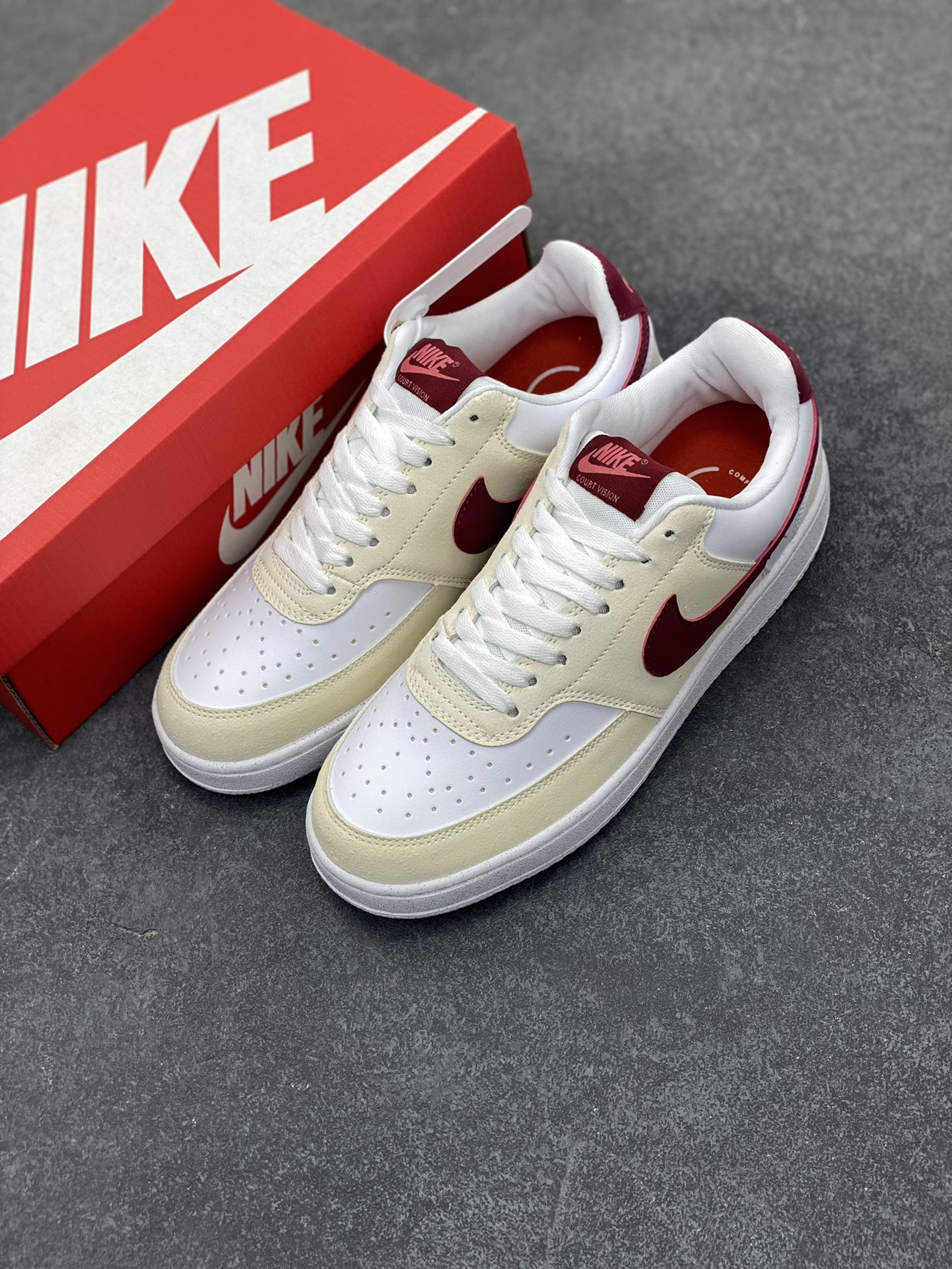 图片[8]-福利特价 Nike Court Borough 低帮百搭透气休闲运动板鞋男女鞋 经典耐用的设计，兼顾舒适脚感和出众风范，演绎匠心之作。结构性的支撑贴合感结合复古篮球设计，塑就场外全明星风范。 货号：FQ7628-100 尺码：36 36.5 37.5 38 38.5 39 40 40.5 4142 42.5 43 44 44.5 45-选品中心