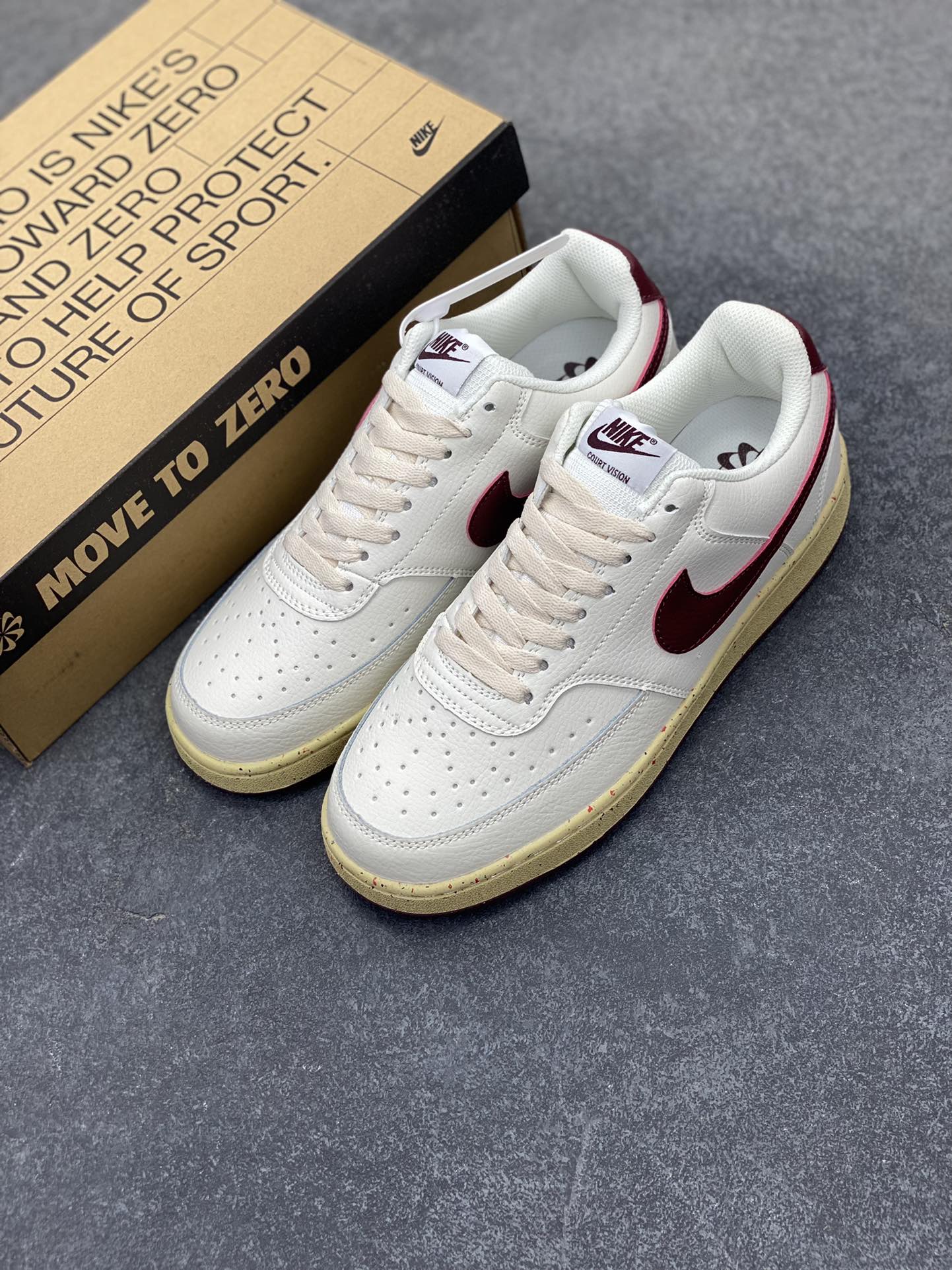 图片[8]-福利特价 Nike Court Borough 低帮百搭透气休闲运动板鞋男女鞋 经典耐用的设计，兼顾舒适脚感和出众风范，演绎匠心之作。结构性的支撑贴合感结合复古篮球设计，塑就场外全明星风范。 货号：FB8942-133 尺码：36 36.5 37.5 38 38.5 39 40 40.5 4142 42.5 43 44 44.5 45-选品中心