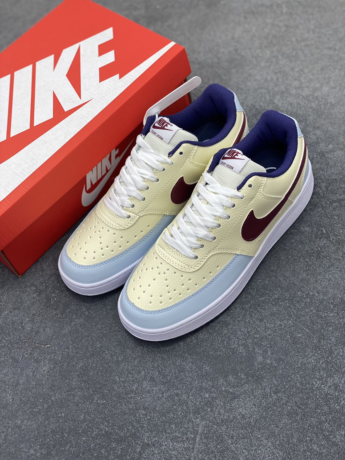 图片[8]-福利特价 Nike Court Borough 低帮百搭透气休闲运动板鞋男女鞋 经典耐用的设计，兼顾舒适脚感和出众风范，演绎匠心之作。结构性的支撑贴合感结合复古篮球设计，塑就场外全明星风范。 货号：FV8114-161 尺码：36 36.5 37.5 38 38.5 39 40 40.5 4142 42.5 43 44 44.5 45-选品中心