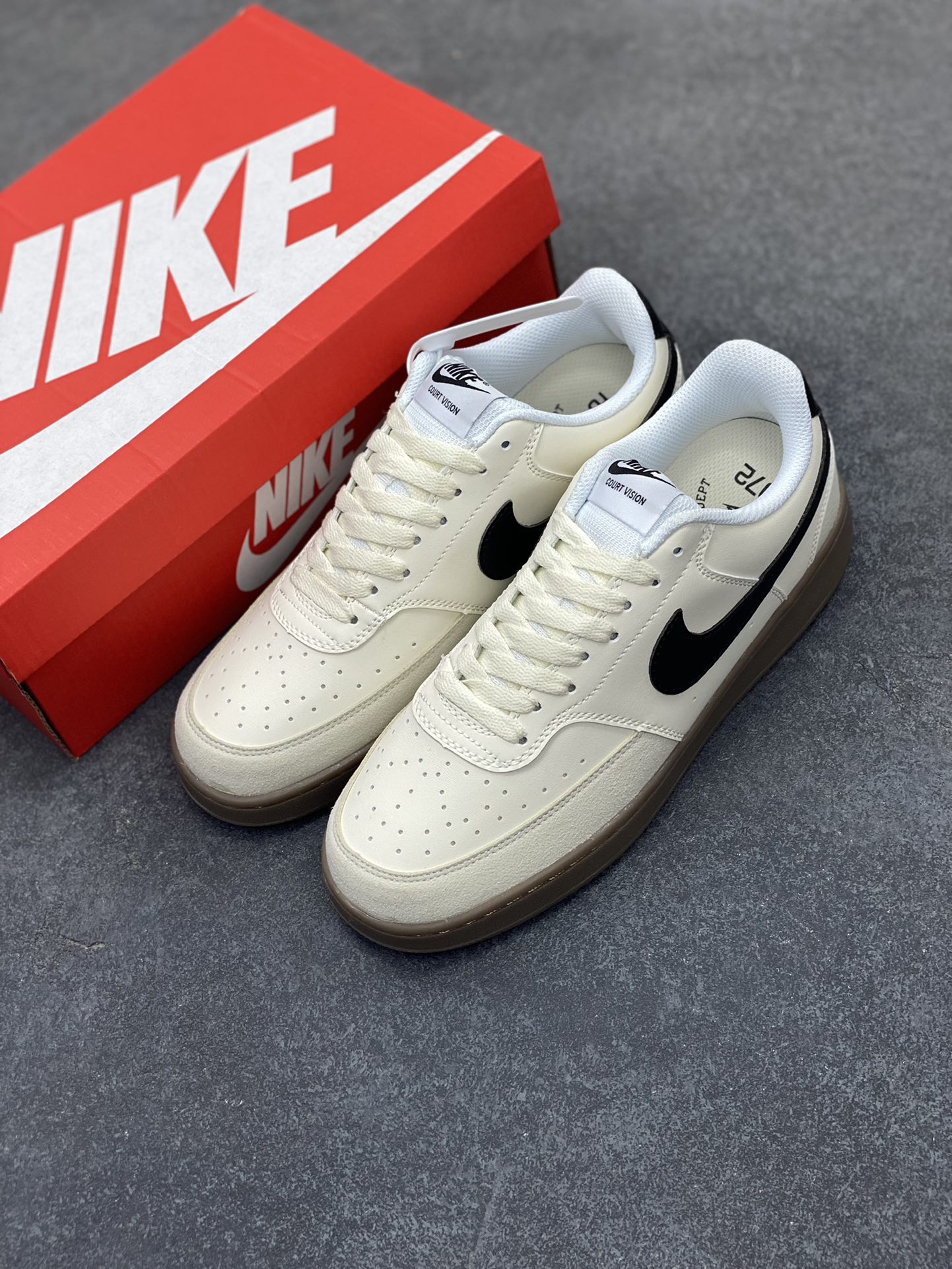 图片[8]-福利特价 Nike Court Borough 低帮百搭透气休闲运动板鞋男女鞋 经典耐用的设计，兼顾舒适脚感和出众风范，演绎匠心之作。结构性的支撑贴合感结合复古篮球设计，塑就场外全明星风范。 货号：FQ8075-133 尺码：36 36.5 37.5 38 38.5 39 40 40.5 4142 42.5 43 44 44.5 45-选品中心