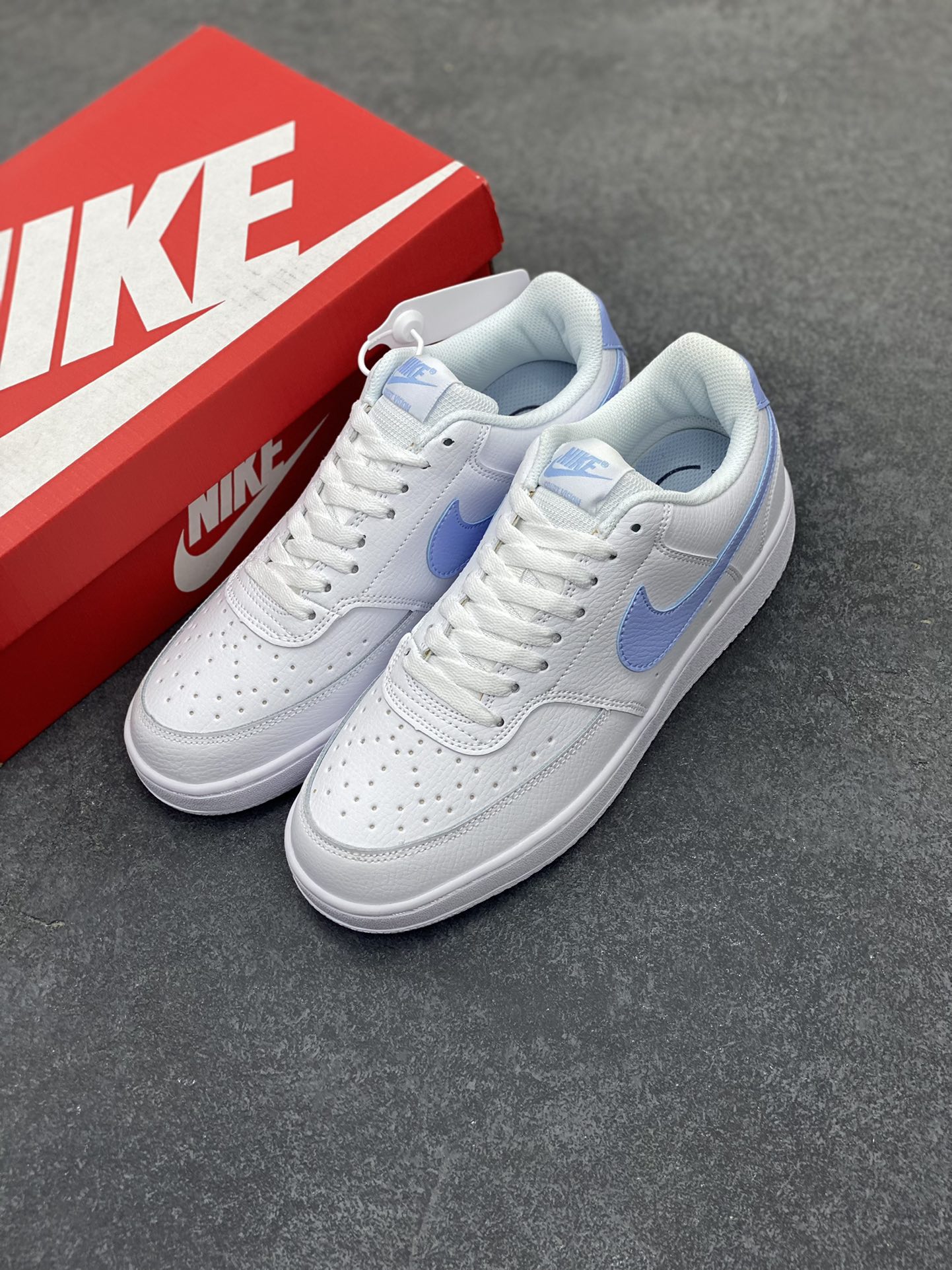 图片[8]-福利特价 Nike Court Borough 低帮百搭透气休闲运动板鞋男女鞋 经典耐用的设计，兼顾舒适脚感和出众风范，演绎匠心之作。结构性的支撑贴合感结合复古篮球设计，塑就场外全明星风范。 货号：CD5434-115 尺码：36 36.5 37.5 38 38.5 39 40 40.5 4142 42.5 43 44 44.5 45-选品中心