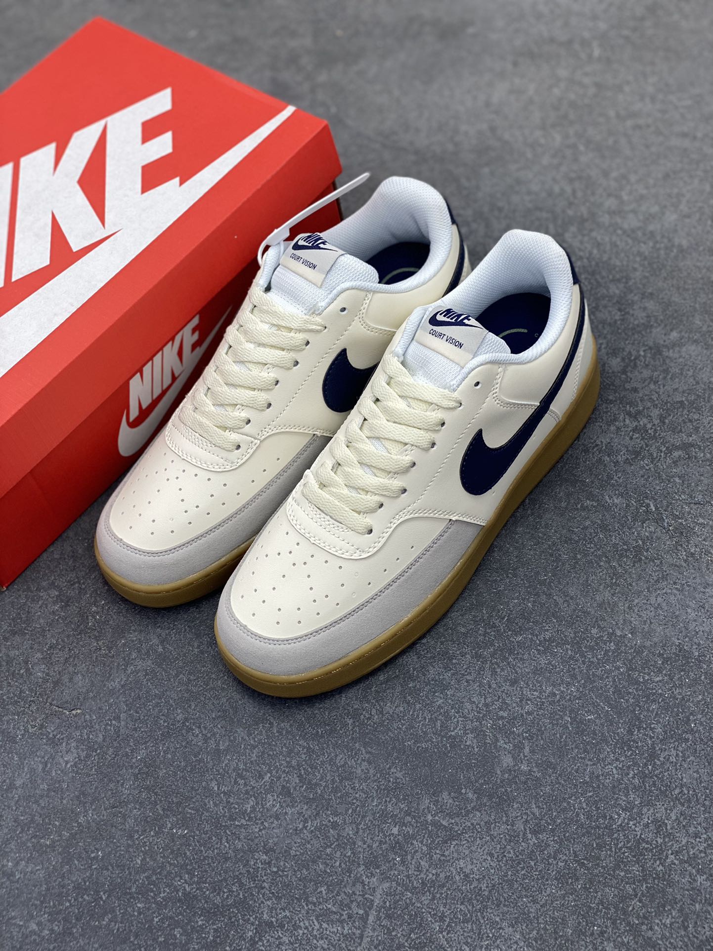 图片[8]-福利特价 Nike Court Borough 低帮百搭透气休闲运动板鞋男女鞋 经典耐用的设计，兼顾舒适脚感和出众风范，演绎匠心之作。结构性的支撑贴合感结合复古篮球设计，塑就场外全明星风范。 货号：HF1068-133 尺码：36 36.5 37.5 38 38.5 39 40 40.5 4142 42.5 43 44 44.5 45-选品中心