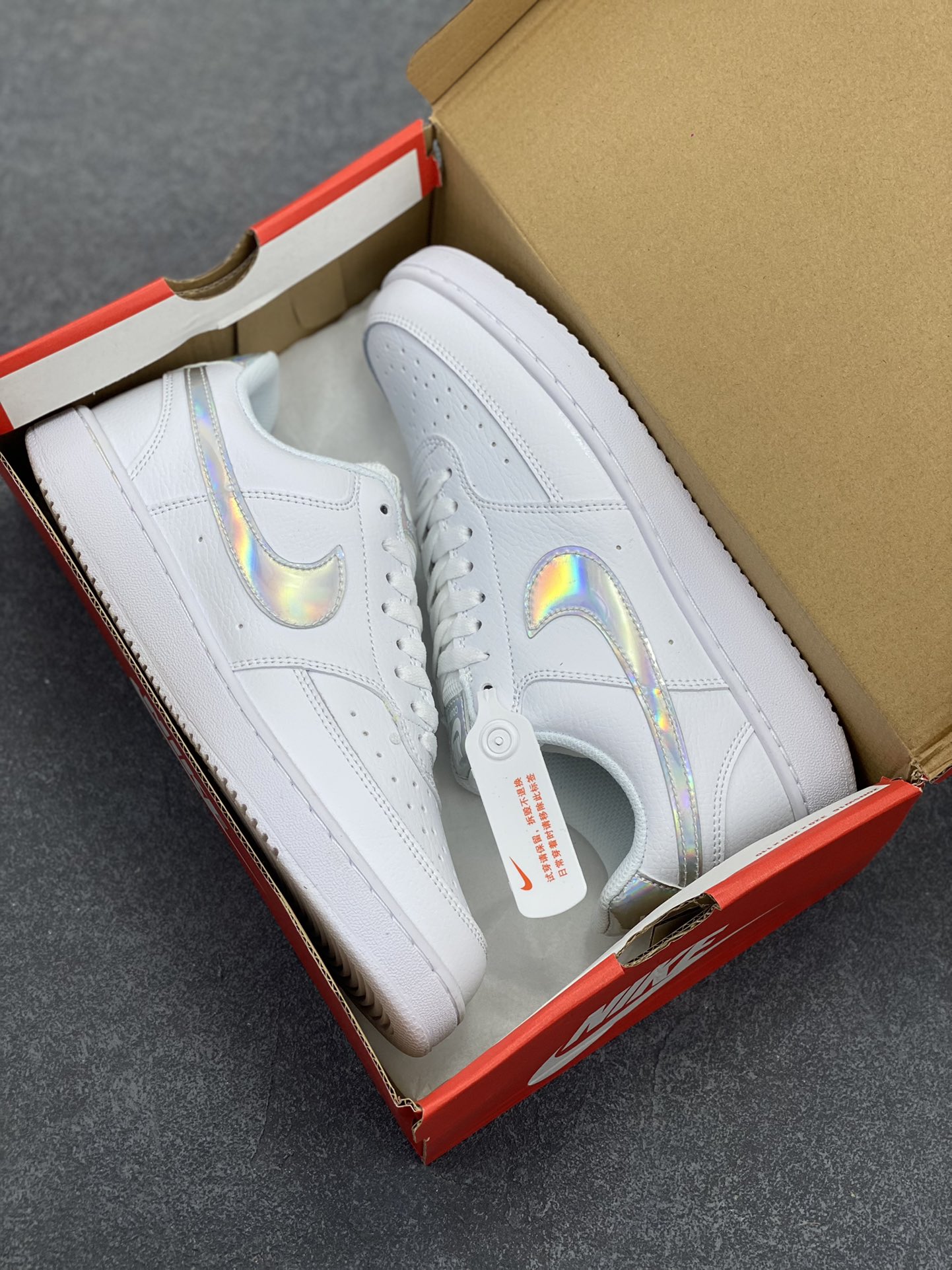 图片[9]-福利特价 Nike Court Borough 低帮百搭透气休闲运动板鞋男女鞋 经典耐用的设计，兼顾舒适脚感和出众风范，演绎匠心之作。结构性的支撑贴合感结合复古篮球设计，塑就场外全明星风范。 货号：CW5596-100 尺码：36 36.5 37.5 38 38.5 39 40 40.5 4142 42.5 43 44 44.5 45-选品中心