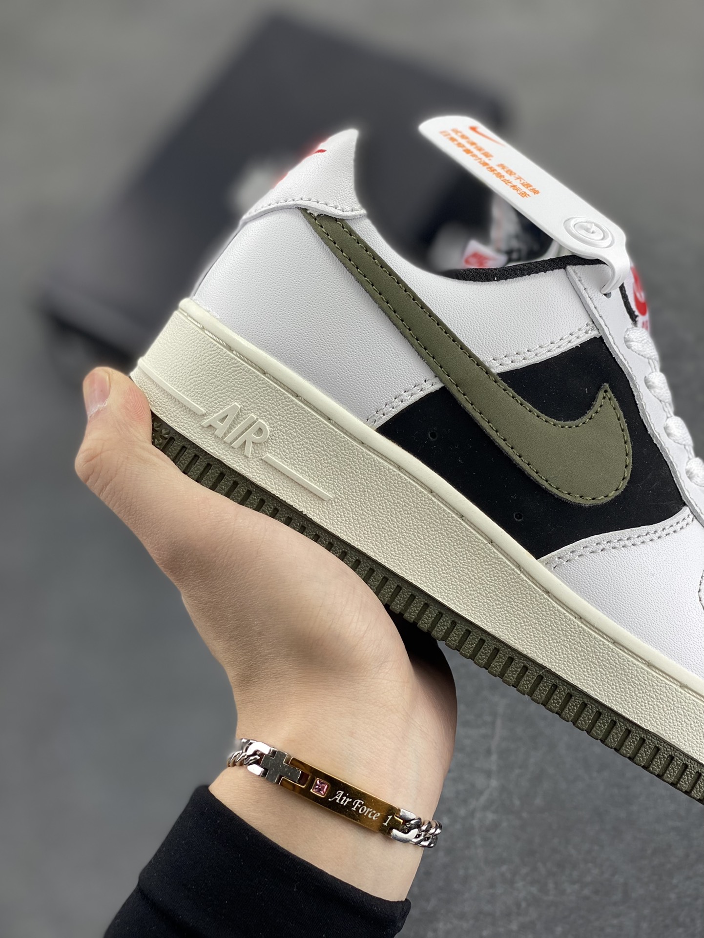 图片[6]-福利特价   Nike Air Force 1 Low 白军绿 低帮空军一号休闲板鞋 定制皮料 原楦原纸板 纯正空军版型 高清洁度 内置全掌气垫 货号：AV0383-226 尺码：36 36.5 37.5 38 38.5 39 40 40.5 41 42 42.5 43 44 44.5 45-选品中心