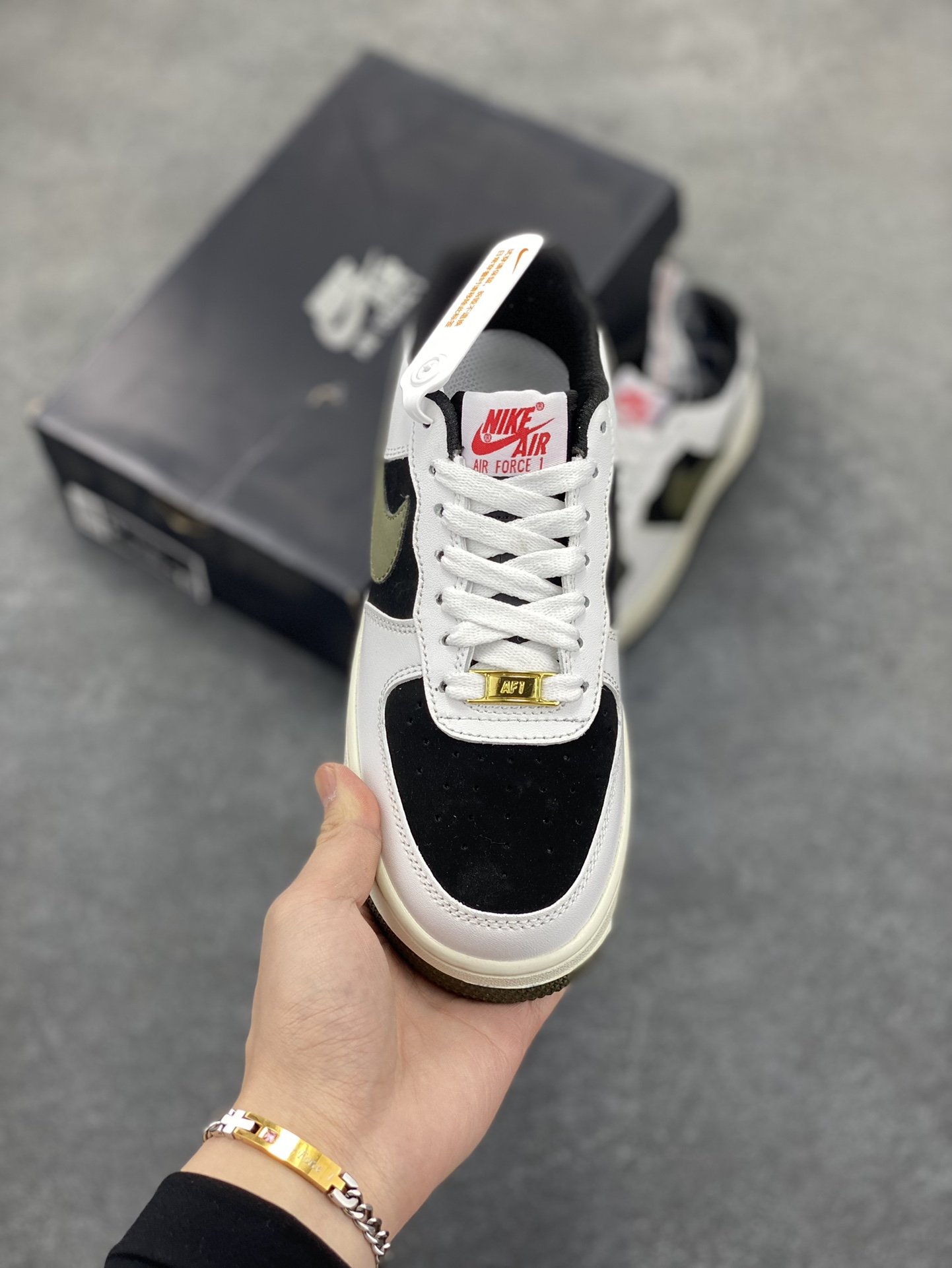 图片[2]-福利特价   Nike Air Force 1 Low 白军绿 低帮空军一号休闲板鞋 定制皮料 原楦原纸板 纯正空军版型 高清洁度 内置全掌气垫 货号：AV0383-226 尺码：36 36.5 37.5 38 38.5 39 40 40.5 41 42 42.5 43 44 44.5 45-选品中心