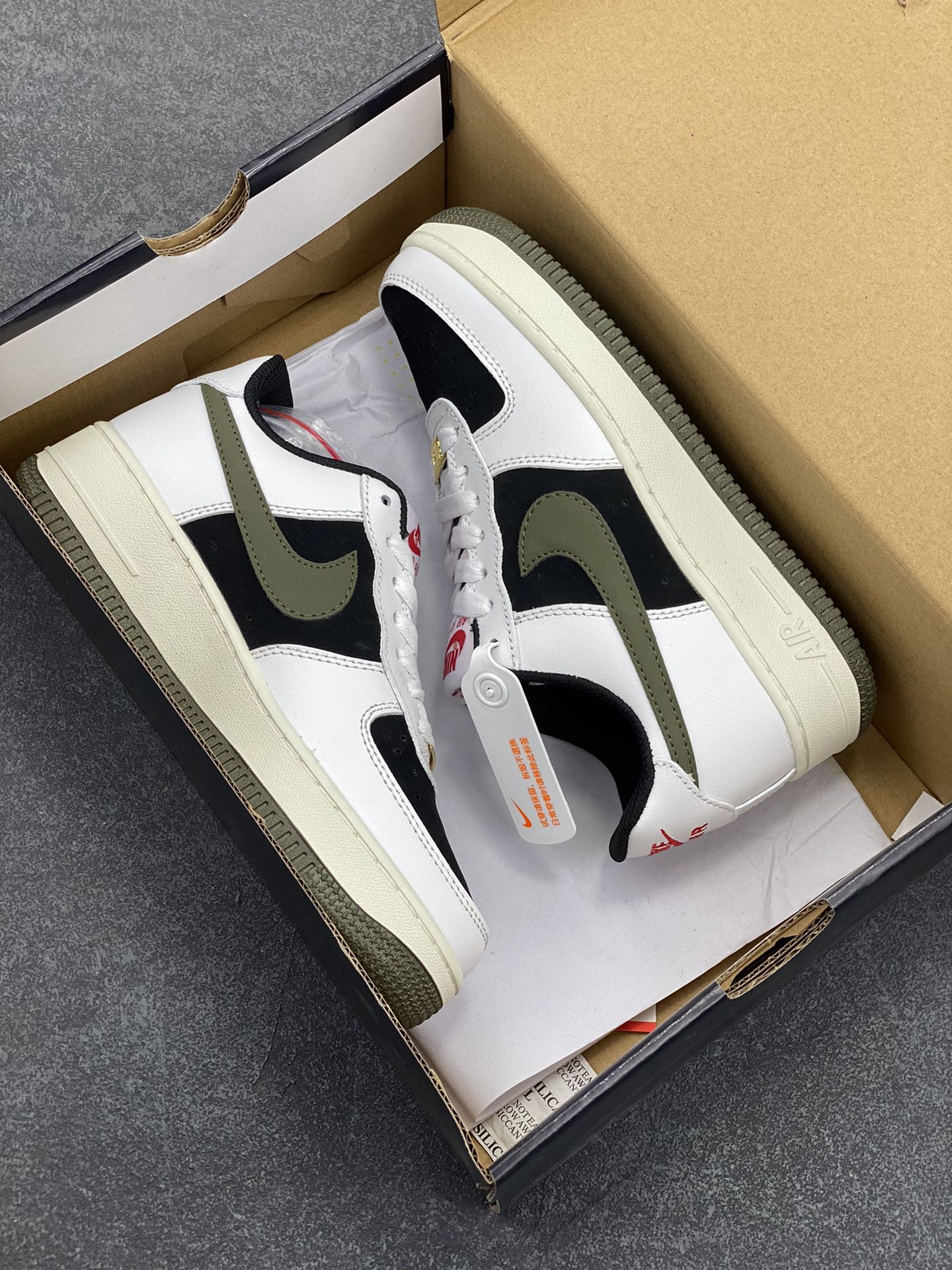 图片[9]-福利特价   Nike Air Force 1 Low 白军绿 低帮空军一号休闲板鞋 定制皮料 原楦原纸板 纯正空军版型 高清洁度 内置全掌气垫 货号：AV0383-226 尺码：36 36.5 37.5 38 38.5 39 40 40.5 41 42 42.5 43 44 44.5 45-选品中心