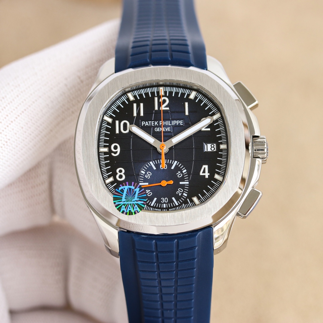 NO:337660,White 1350-Gold/Black 1400 Modified Armor Movement Integrated 1700 Color 50 MMA Patek Philippe Aquanaut Series-Grenade Series Watch Model 5968A-001) PP mm stainless steel case Chronograph hands, outer edge track scale accurate to quarter second, 60-minute accumulation timer In stainless steel case, rubber strap matches with a stylish and sunny sporty atmosphere, the case adopts the classic outline of a rounded octagonal bezel. The bezel is more delicate and exquisite after being chamfered and polished. The front is polished and the frosted lugs are slightly bent, showing a natural curve, making the watch more fitting to the wearer's wrist. Thickness 13mm The thinnest natural anti-sensitive rubber strap on the market. Exquisite recommendation for men's multi-function mechanical watch  Carefully create super real-life pictures for you, patek philippe19860909白1350-金/黑1400改装甲板机芯 一体1700 色50 MMA 百达翡丽 Aquanaut系列-手雷系列 腕表型号5968A-001）PP 毫米不锈钢表壳 计时指针、精确至四分之一秒的外缘轨道式刻度、60 分钟累积计时器 以不锈钢材质的外壳,橡胶表带相搭,充满了时尚、阳光的运动气息,表壳采用了圆润的八角形表圈的经典轮廓,表圈经过倒角抛光处理之后更细腻精致,正面抛光,侧边磨砂处理的表耳略微弯曲,呈现出自然的弧度,将腕表更贴合于佩戴者腕间. 厚度13mm 市面最薄 天然防敏感橡胶表带 精致推荐男士多功能机械腕表 为你精心打造超真实实物图拍摄,,patek philippe,Watch