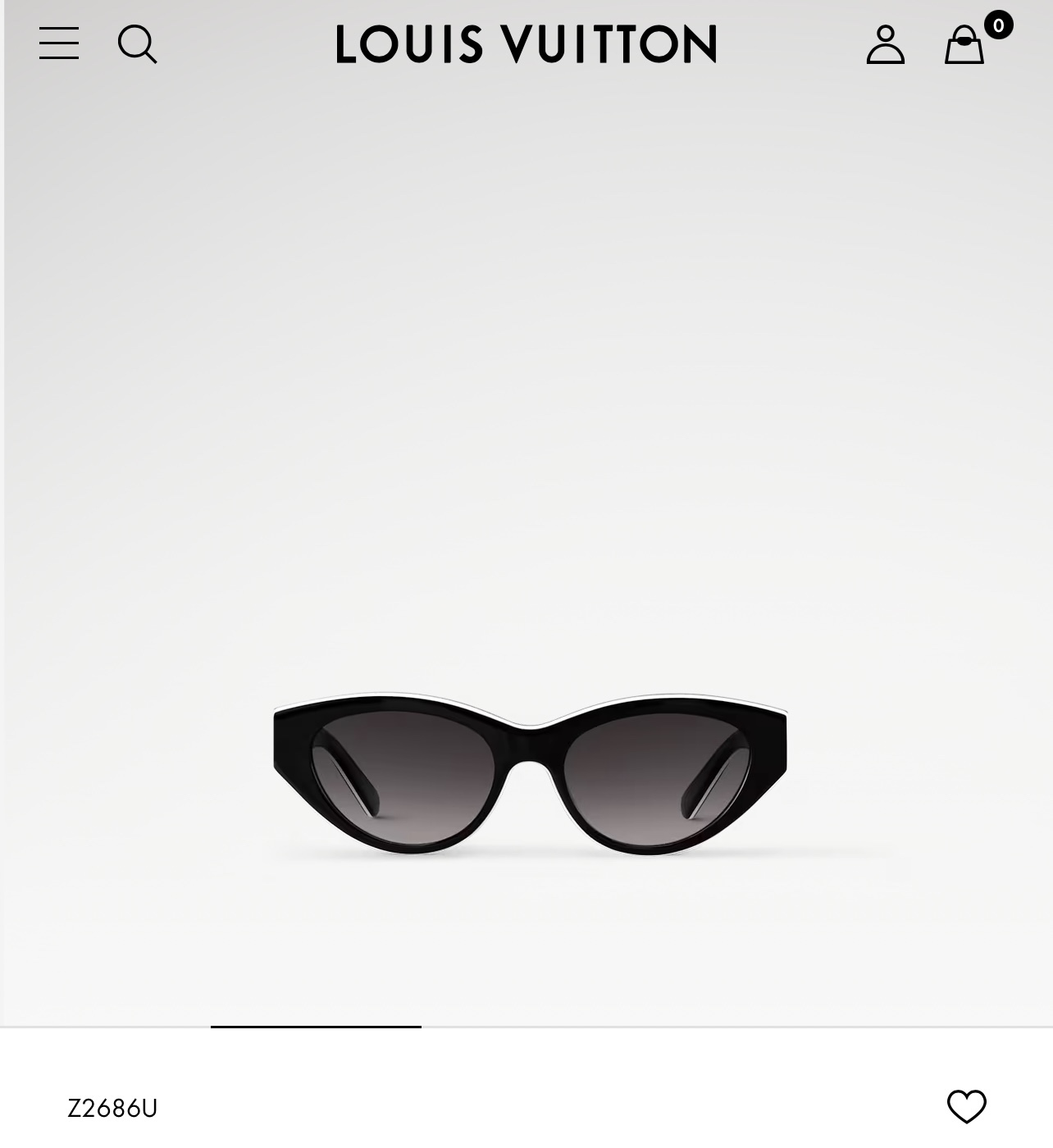 [Louis Vuitton Eyewear]Louis Vuitto* MOD:Z2686USIZE:54 ports 19145 LV Lin