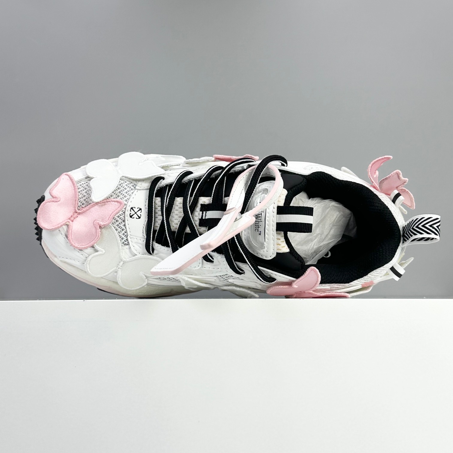 Off-White Women's Butterfly Accent Sneakers - Lightweight & Breathable 6 a1743951554031 8368