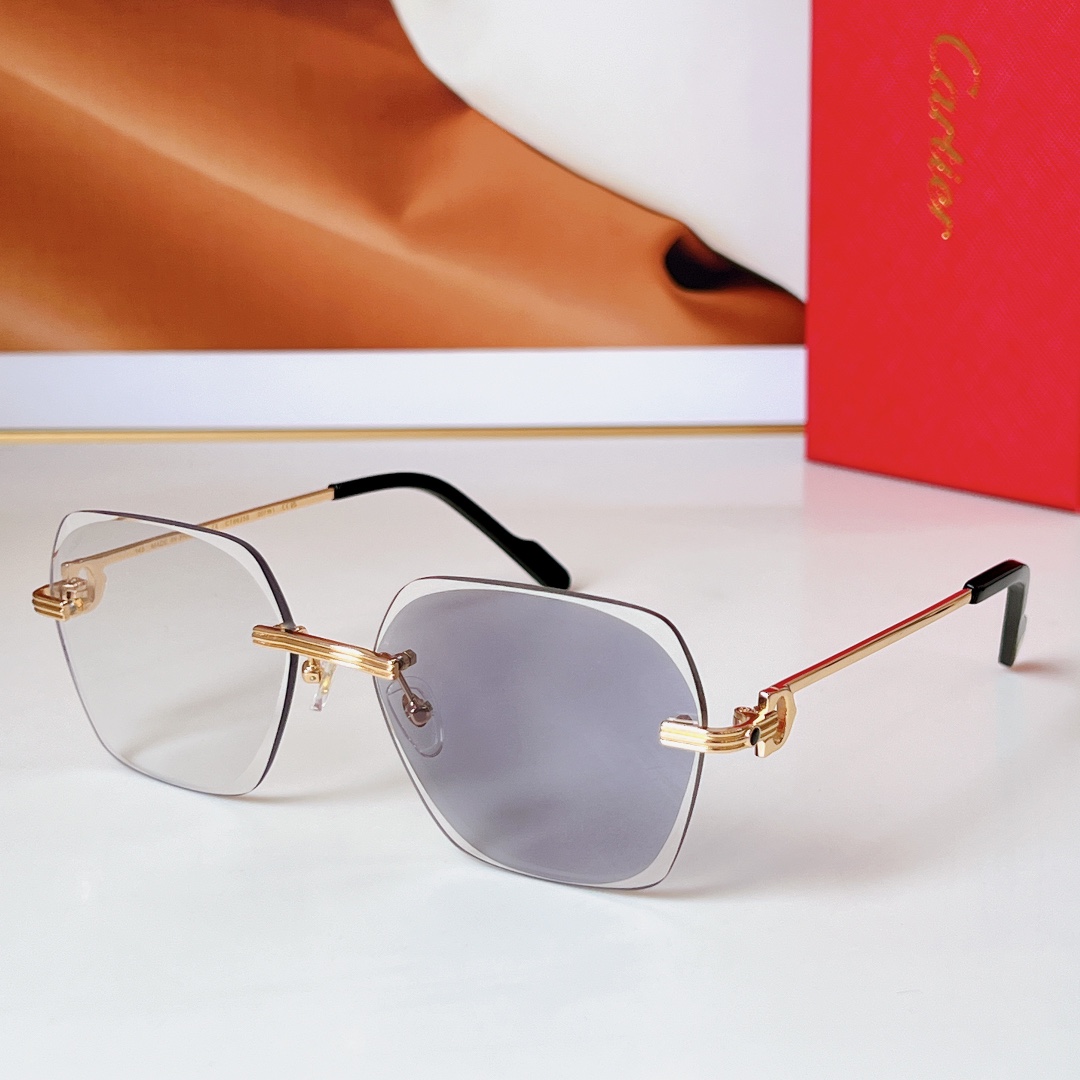 Cartier
MODEL：CT0625S
size：59口17
🔝🔝 
变色➕20