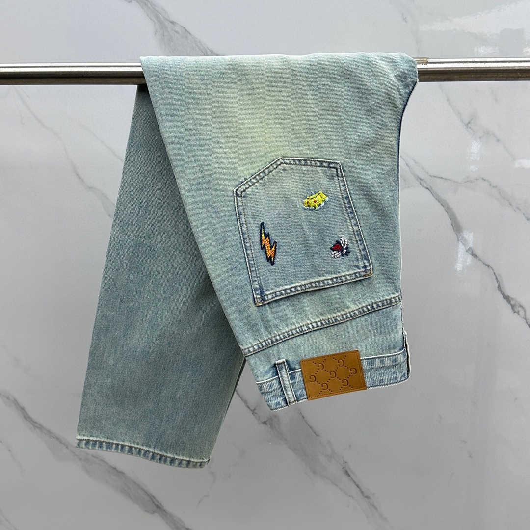 NO:140525,G Home's new wide-leg straight jeans, denim fabric, comfortable and breathable, heavy industry washing, fine workmanship and excellent upper body!  Number of codes 30-38 None 35.37, gucci, jeans, alexander wang19860909G家新款阔腿直筒牛仔裤 牛仔面料 舒适透气,重工洗水 做工走线精细 上身绝佳！ 码数30-38无35.37,,gucci,jeans,alexander wang,Men's clothing