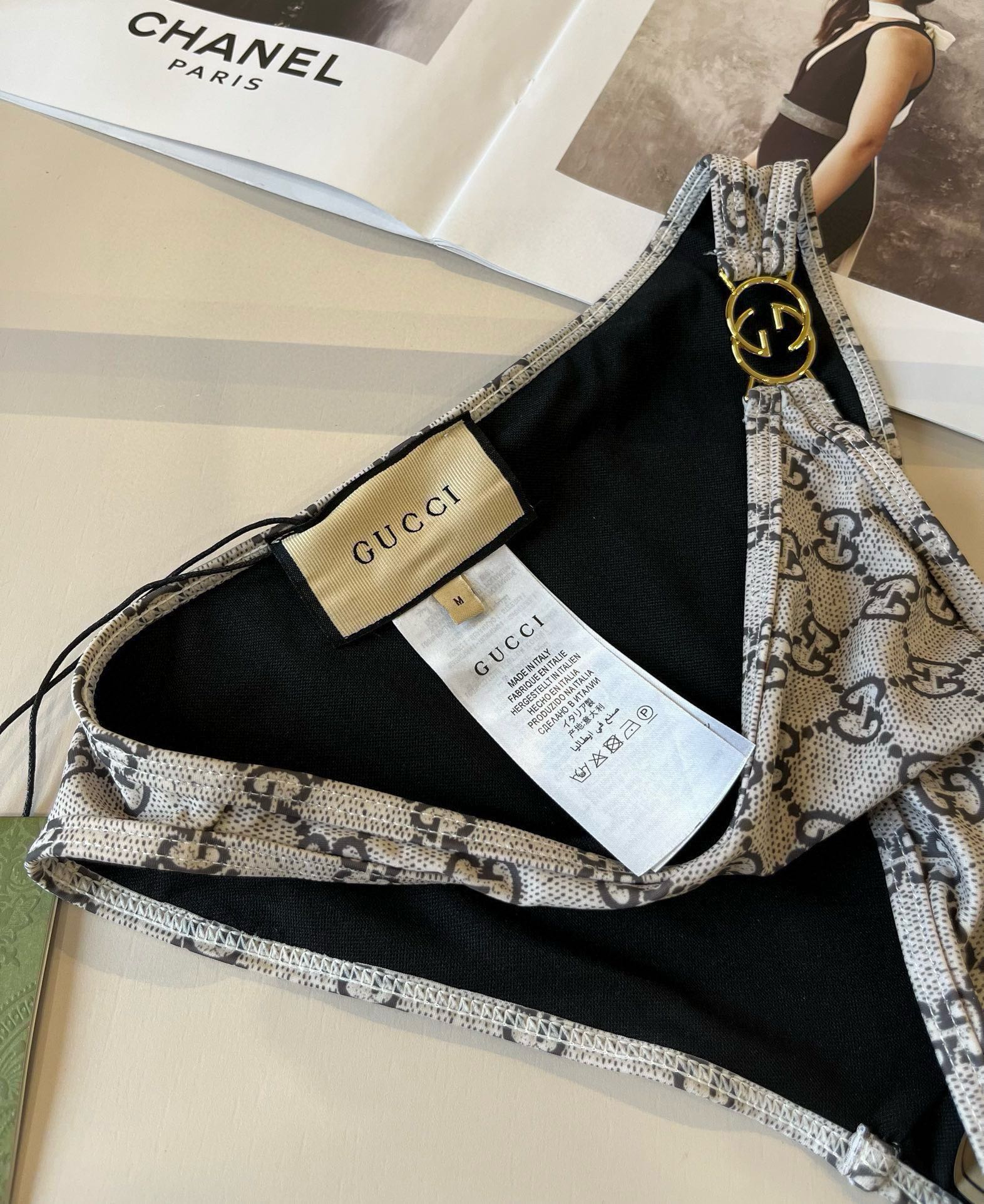 。

Gucci古奇比基尼👙，分体泳衣，S M L XL