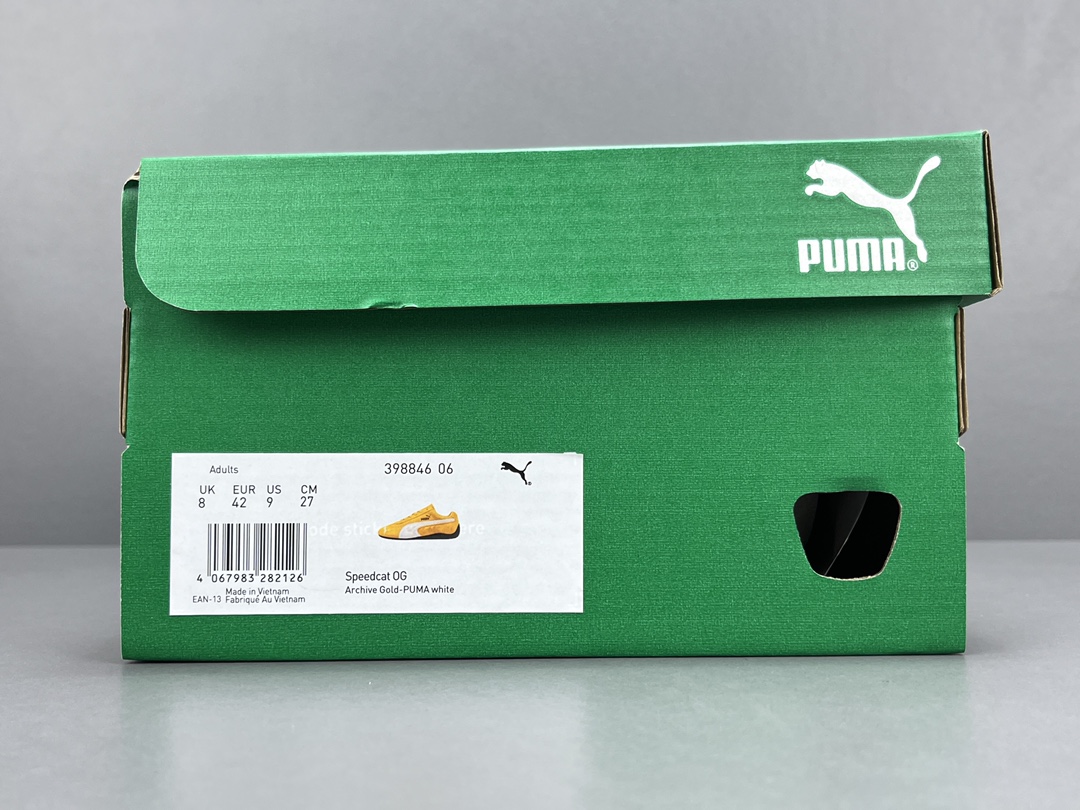 P
【纯原版 彪马】PUMA Speedcat OG 舒适百搭 防滑耐磨 低帮 生活休闲鞋 男女同款 黄