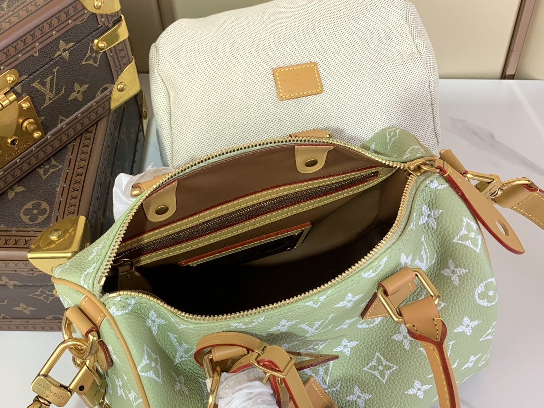 【SPEEDY BANDOULIÈRE25 手袋 】M24437 M13912 M24440果绿色本款