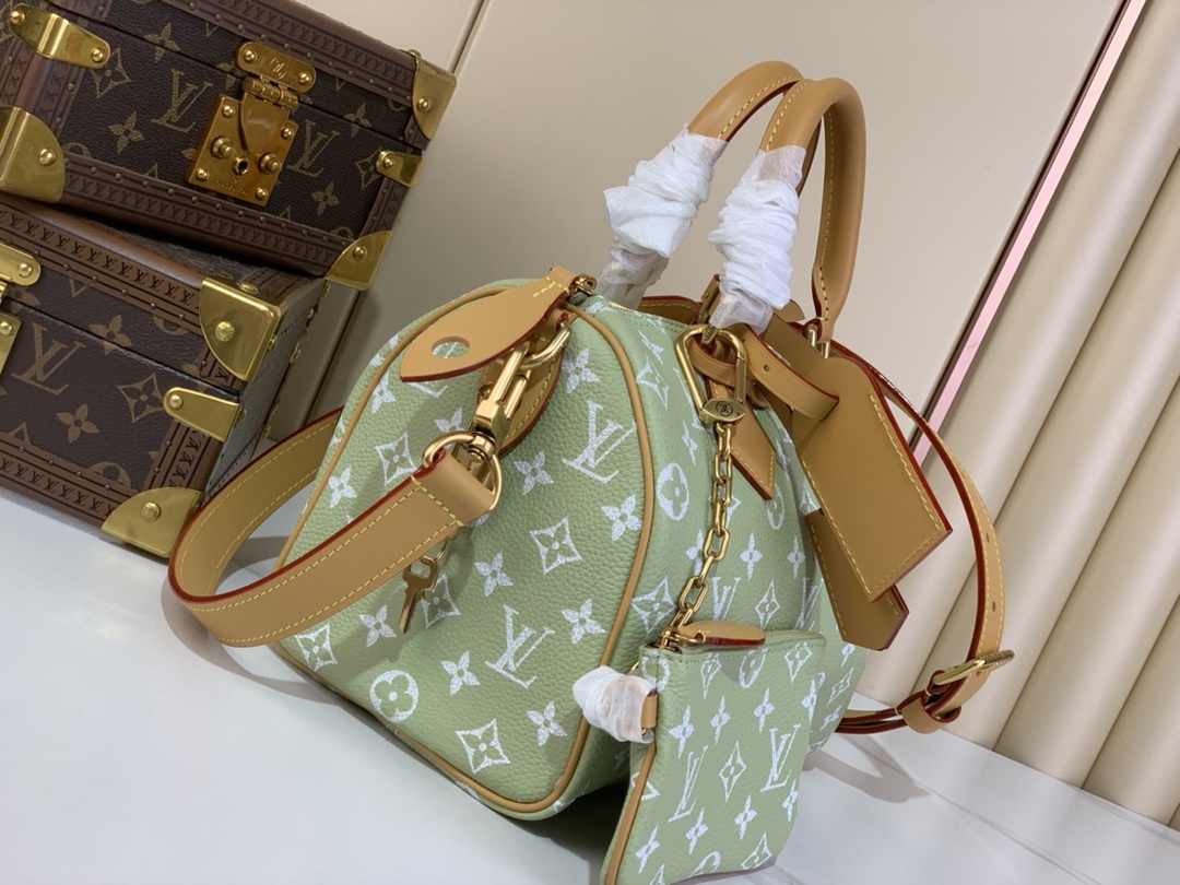 【SPEEDY BANDOULIÈRE25 手袋 】M24437 M13912 M24440果绿色本款